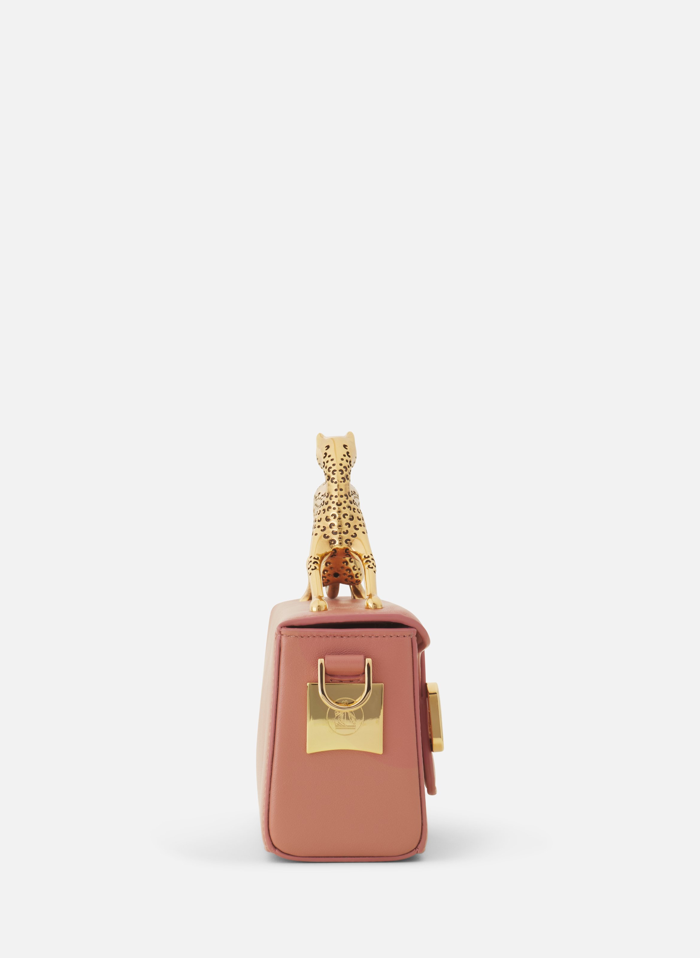Sac pencil cat nano en cuir LANVIN Rose
