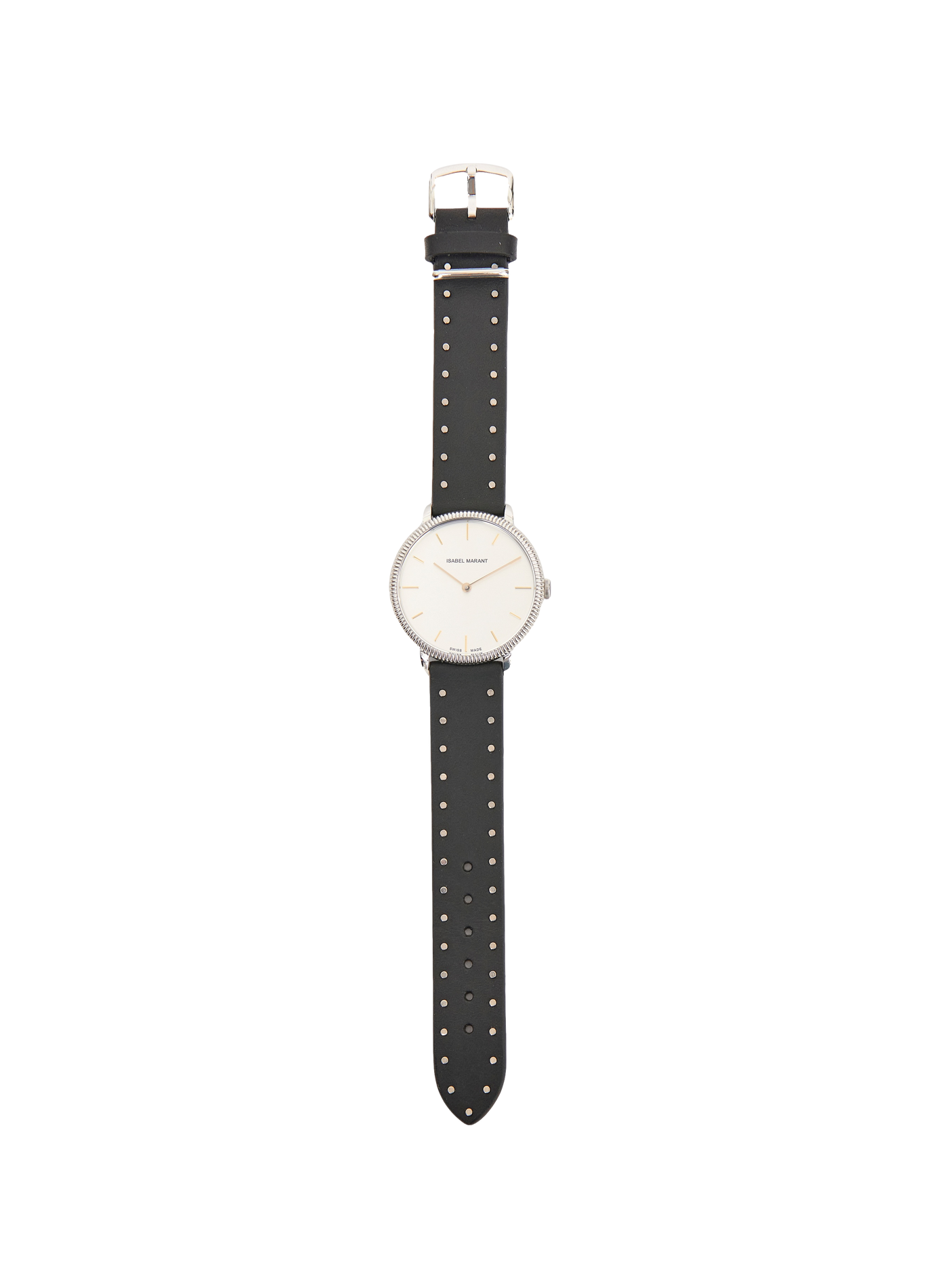 Analog leather watch ISABEL MARANT Silver