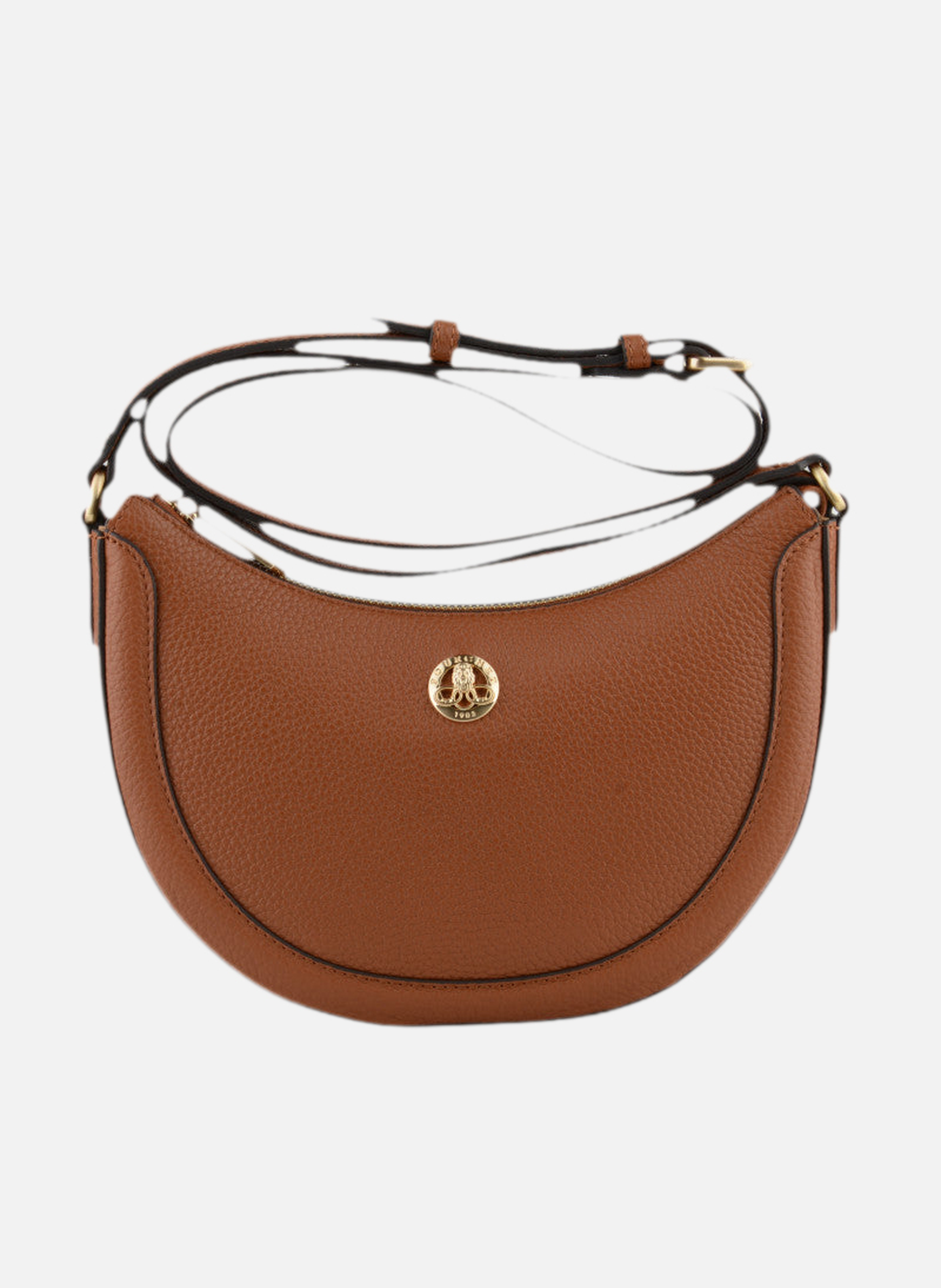 Image | sac porté épaule en cuir de vachette POURCHET Marron