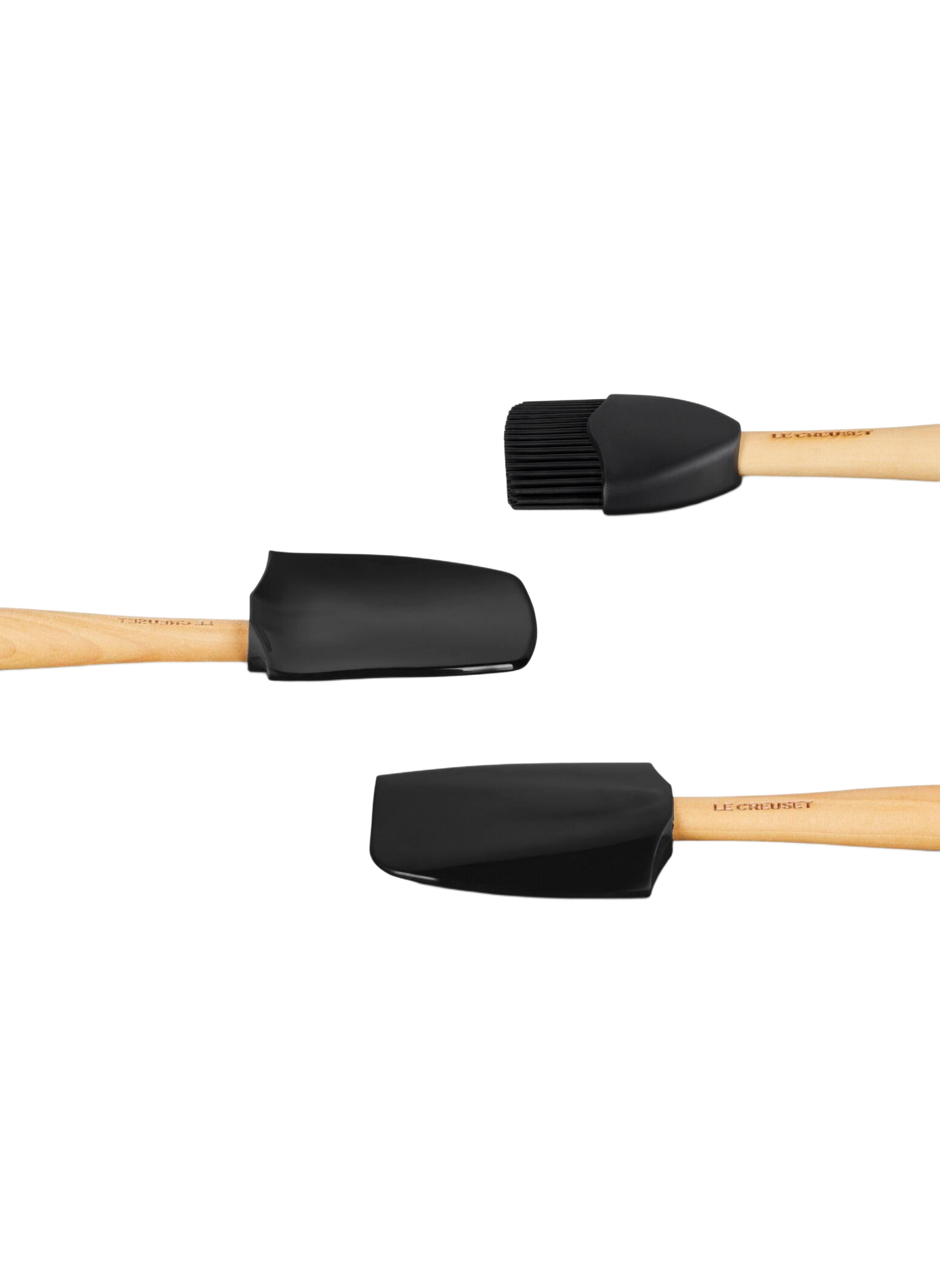 Set aus 3 Kreativ-Spateln LE CREUSET Schwarz