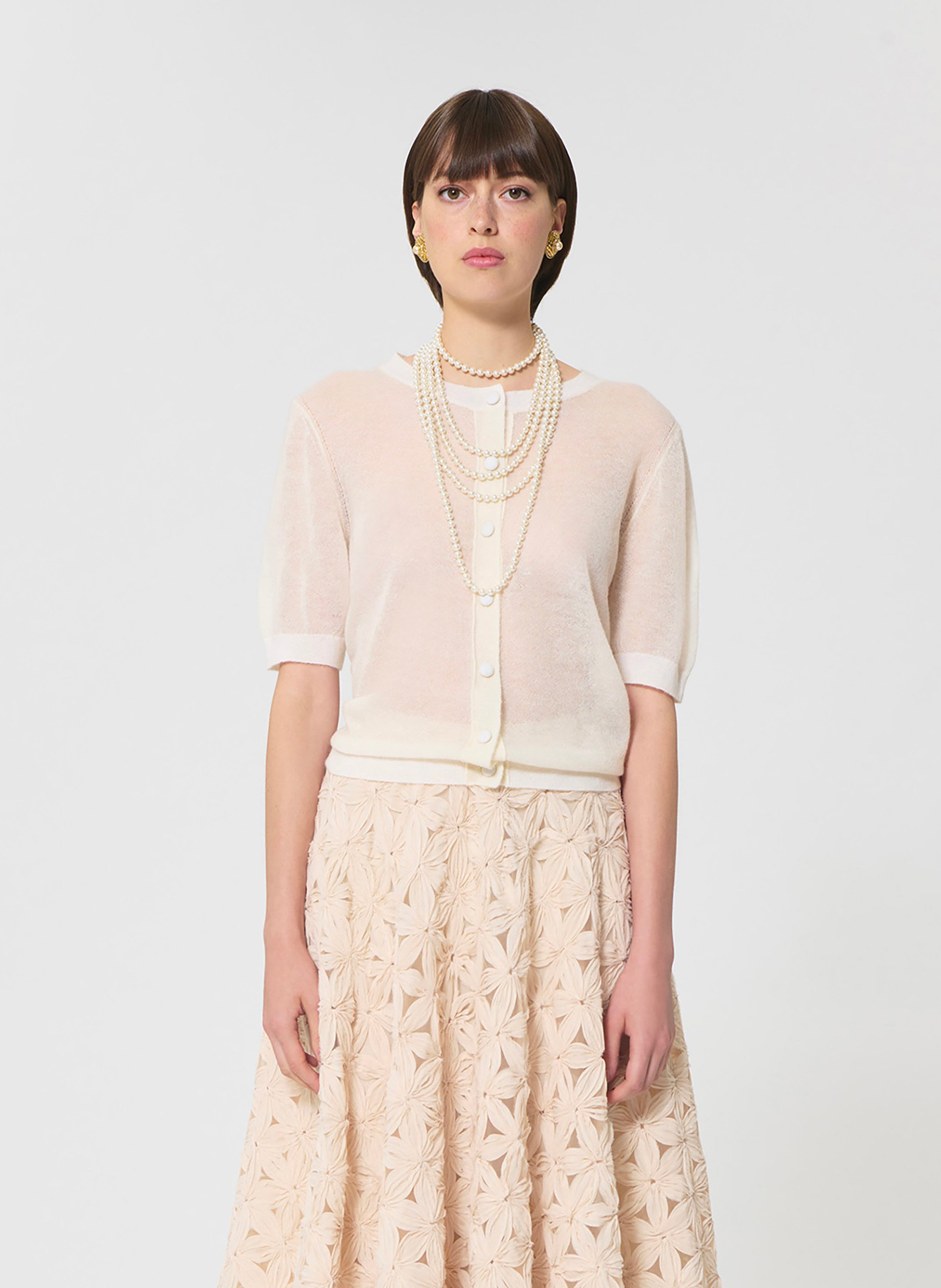 Gilet gillie TARA JARMON Blanc