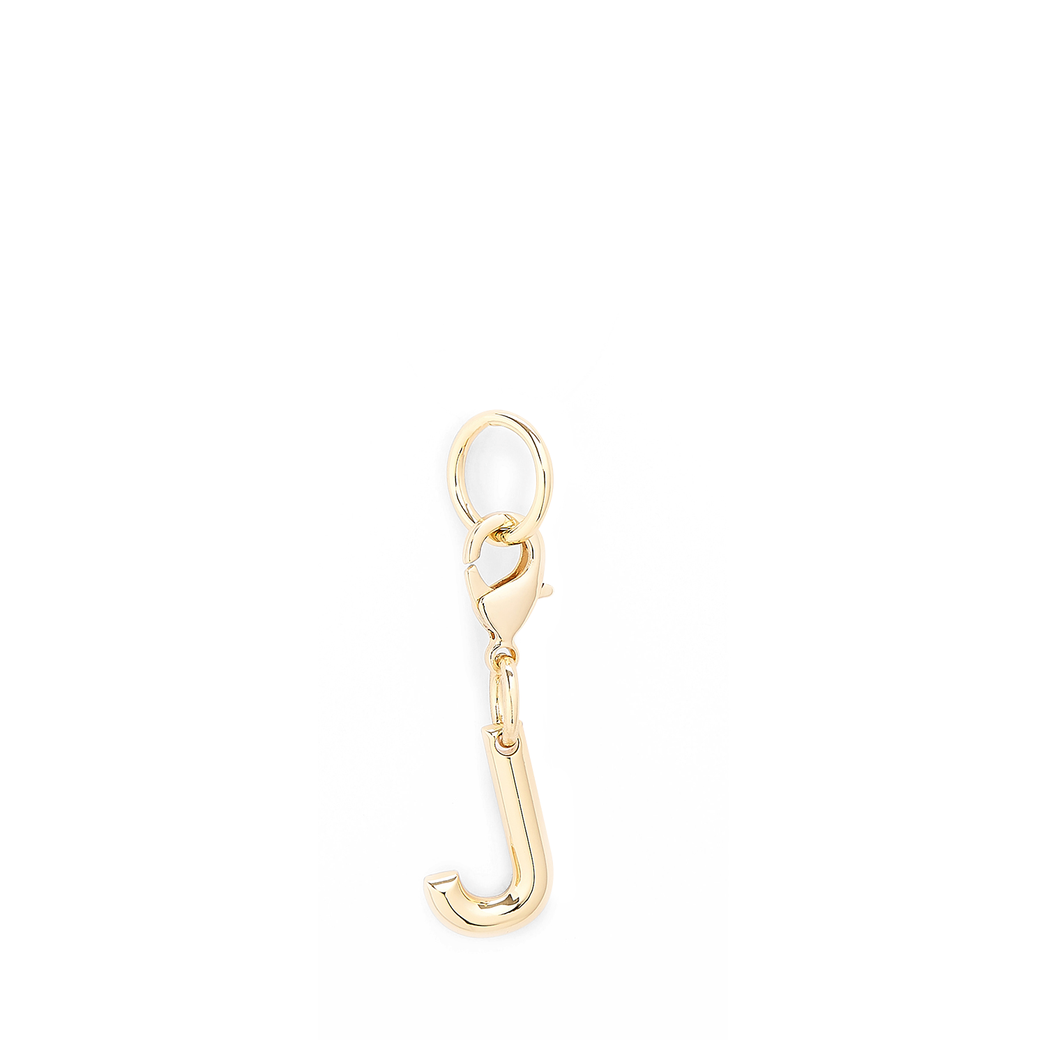 Goudkleurige metalen Lancel-letter J-bedel. LANCEL Goud
