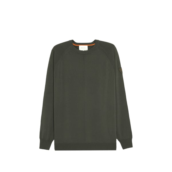 Pull Al droit col rond uni Pull Al droit col rond uni