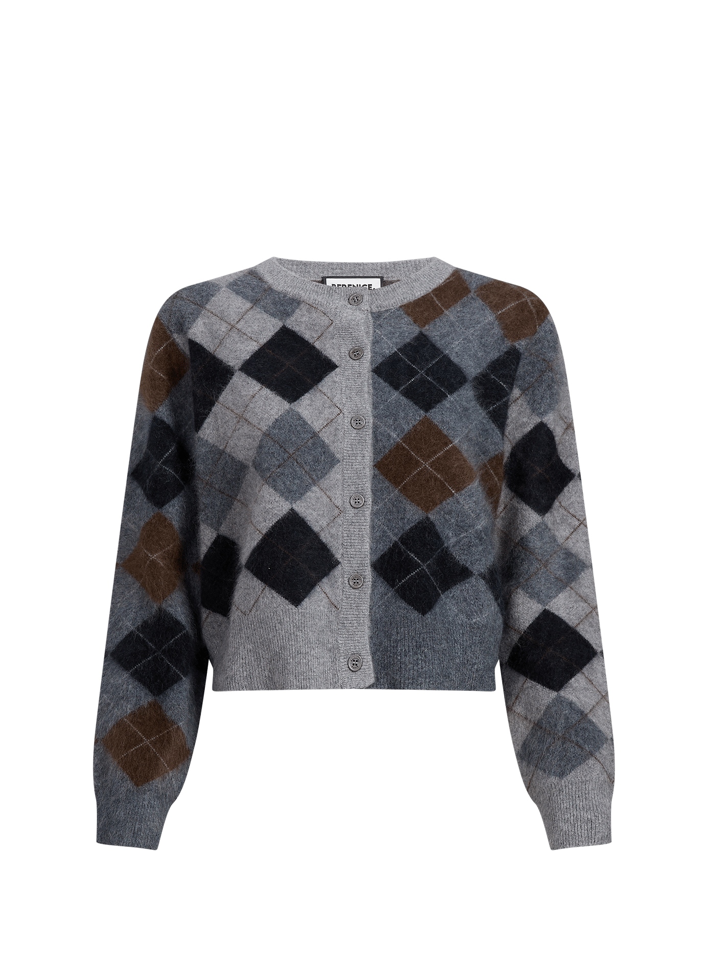 Straight wool vest BERENICE Grey
