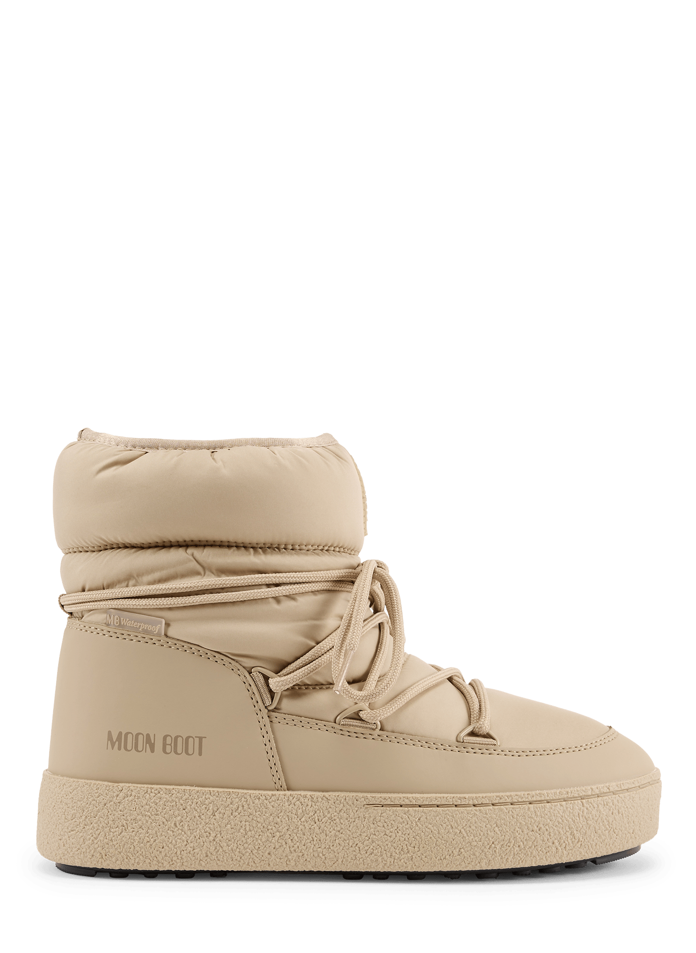 Halfhoge laarzen van nylon MOON BOOT Beige