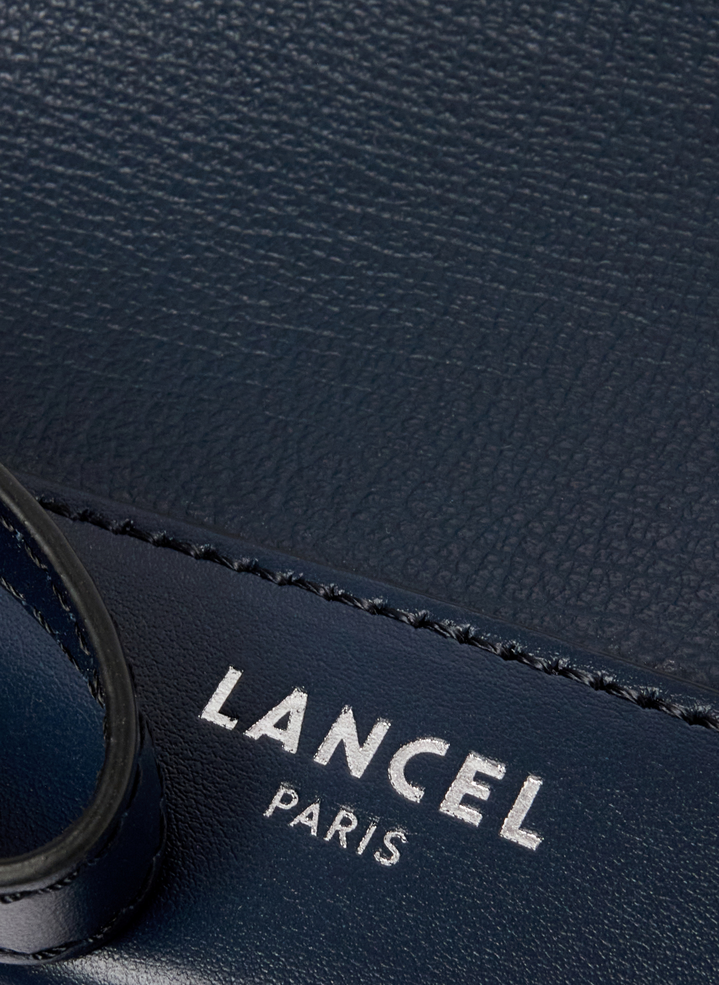 Pochette zippée s milo de lancel en cuir LANCEL Bleu