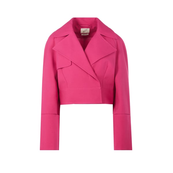 Veste de tailleur courte en laine