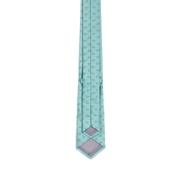 cravate à imprimé en soie