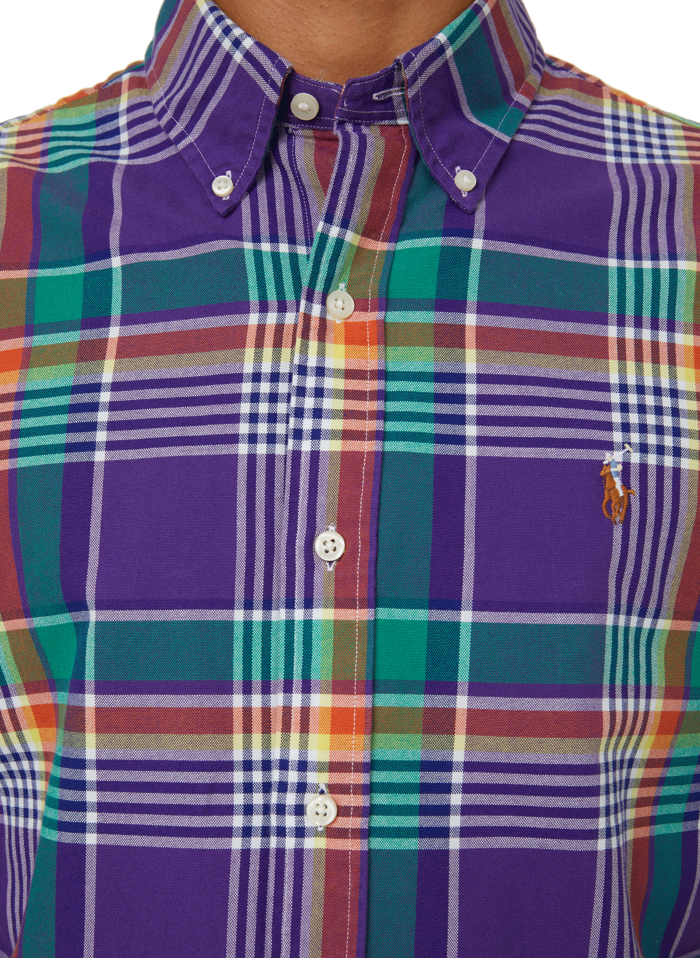 Straight cotton check shirt POLO RALPH LAUREN Multicolour