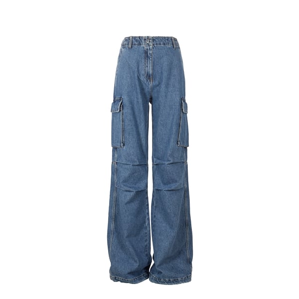 Pantalon cargo en denim
