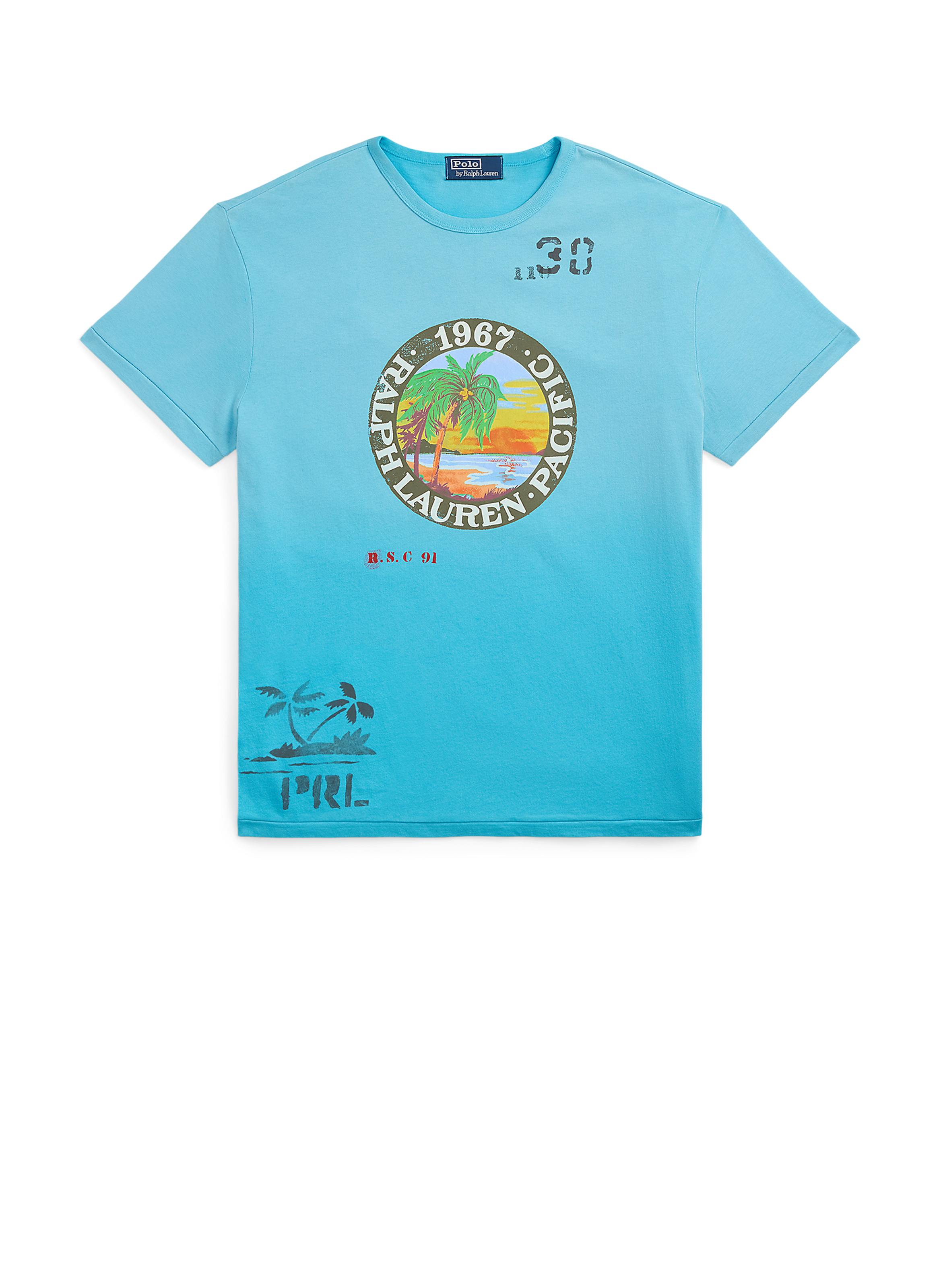 T-shirt à motif  POLO RALPH LAUREN Bleu