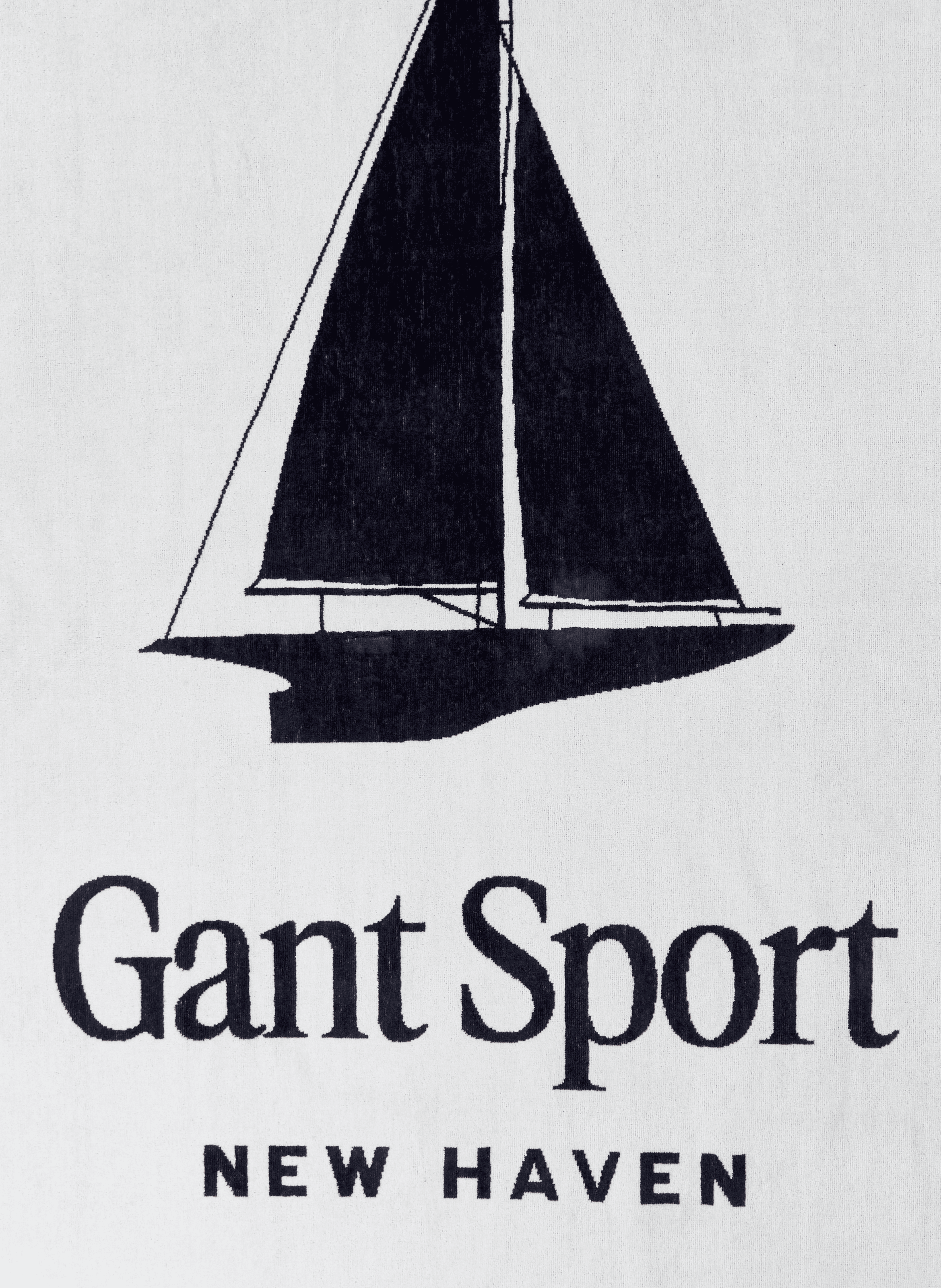 Serviette de plage en coton GANT Blanc