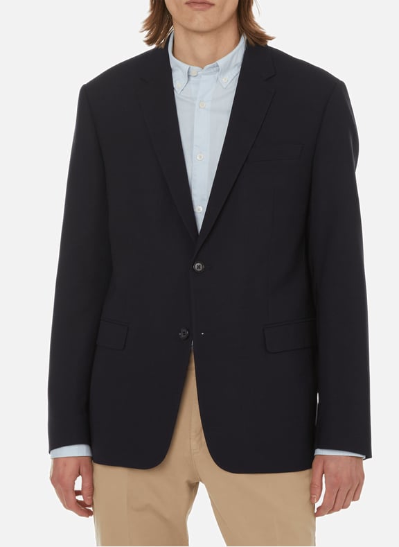 Veste de costume en laine Bleu by AU PRINTEMPS PARIS AU PRINTEMPS PARIS Veste de costume en laine Bleu