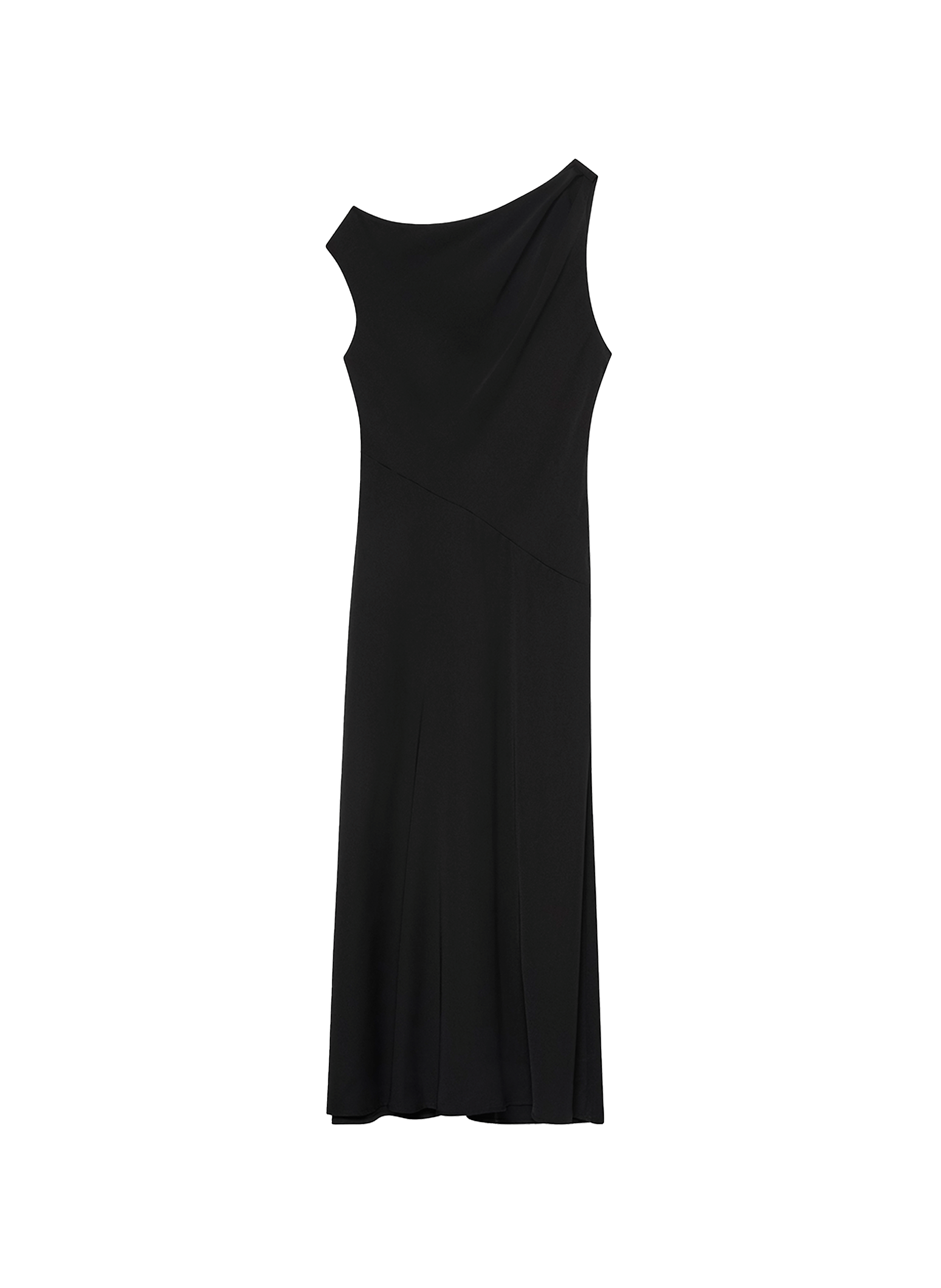 CALVIN KLEIN Robe midi évasée  Noir