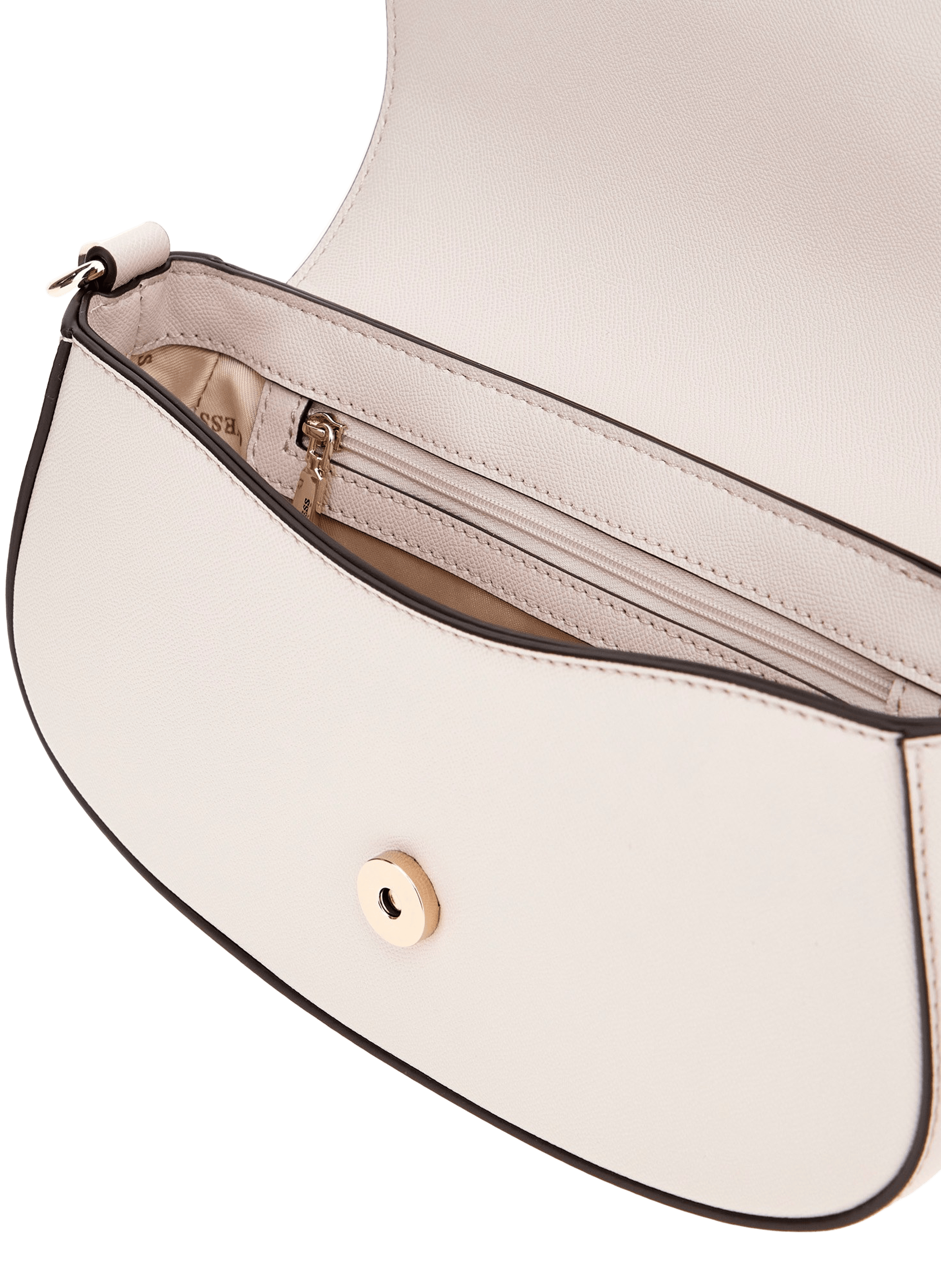 Sac épaule à bandoulière amovible GUESS Beige