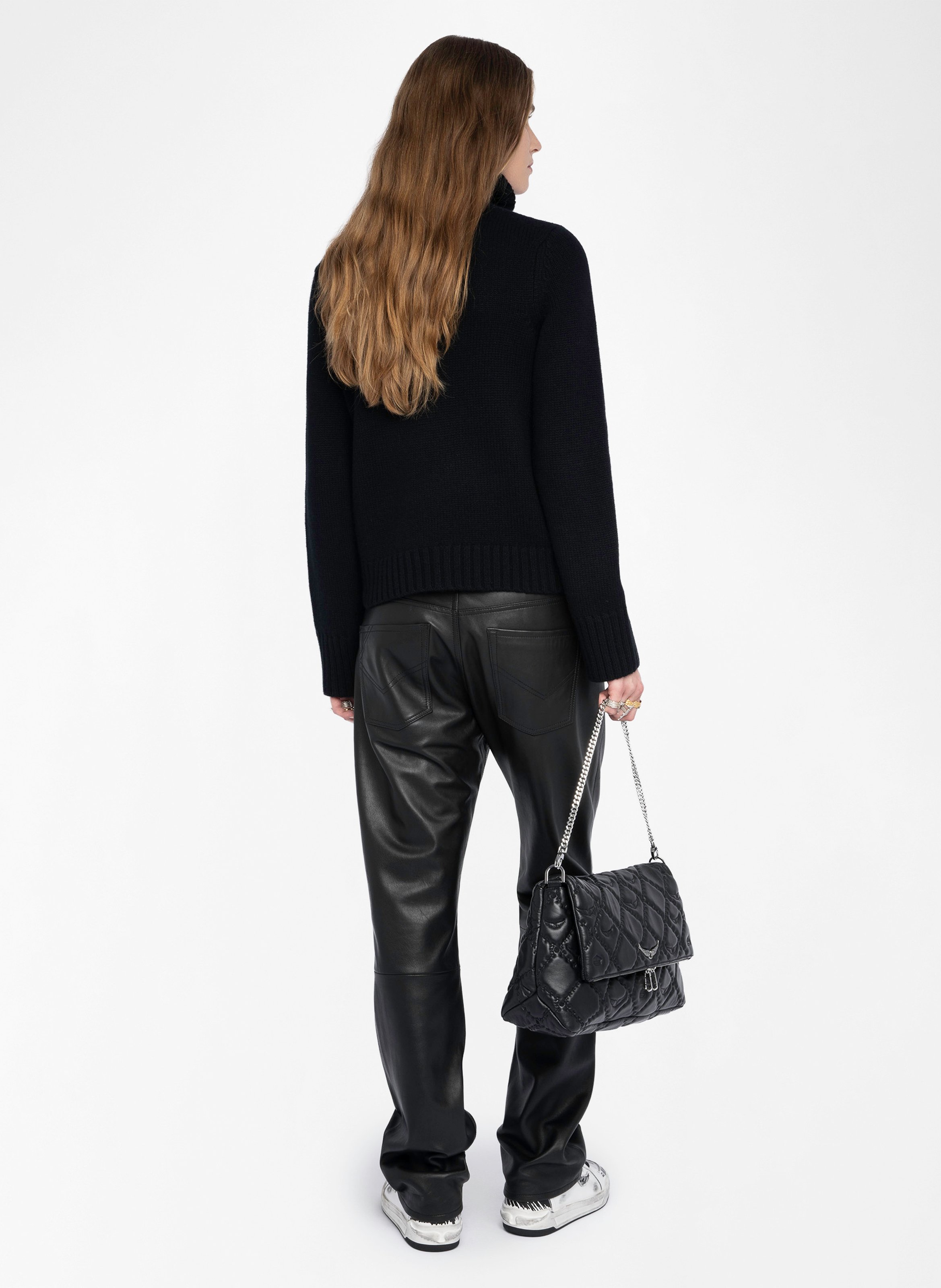 Pull col montant en cachemire nalma ZADIG&VOLTAIRE Noir