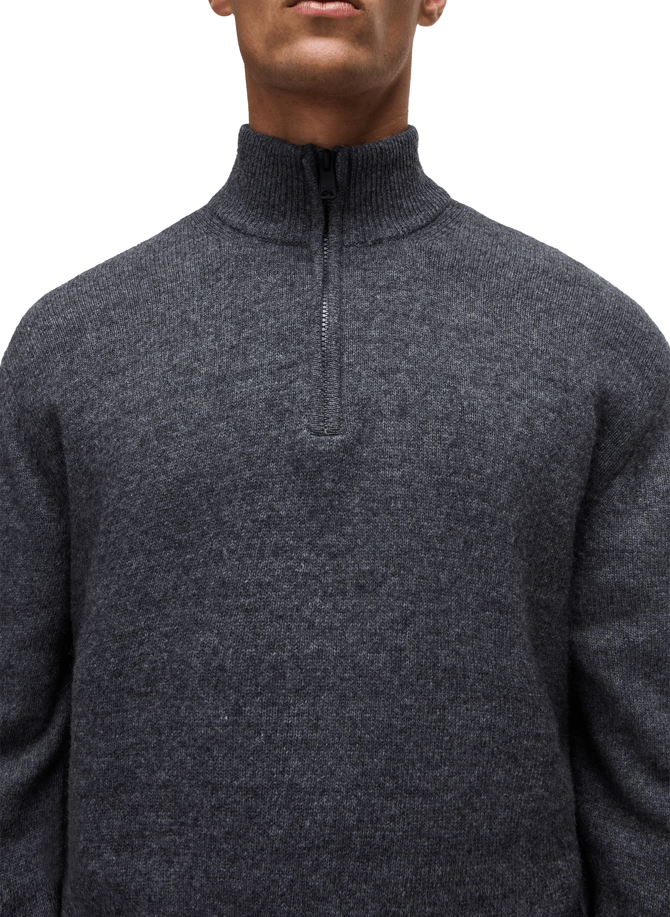 Straight wool-blend high-neck sweater NAPAPIJRI Grey