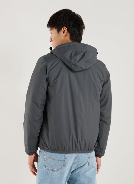 Blouson droit à capuche | Gris by K-WAY Blouson droit à capuche Gris