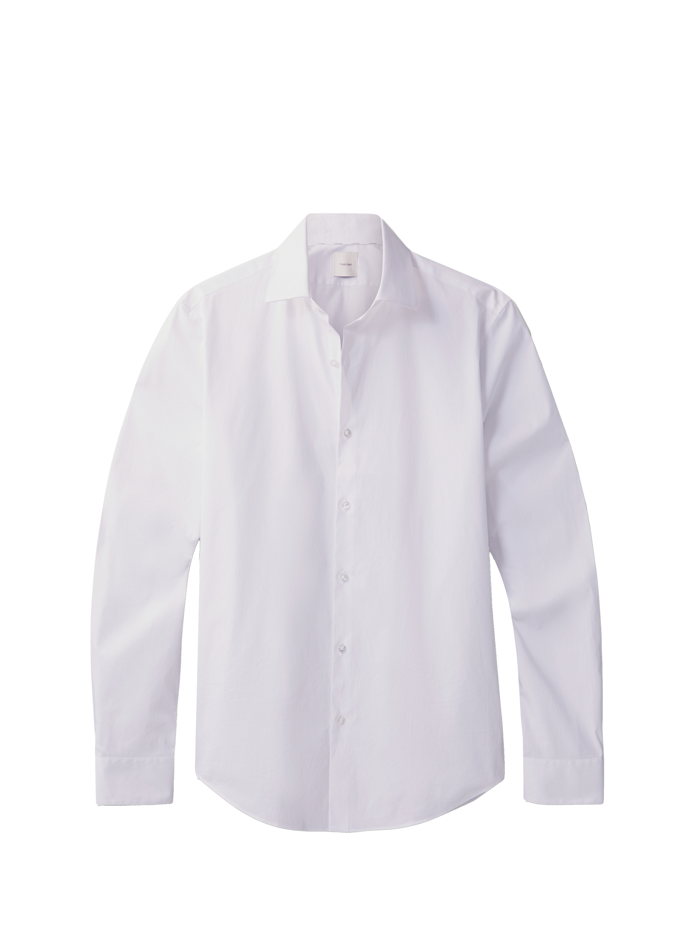 Chemise cintrée classique en coton  CALVIN KLEIN Blanc