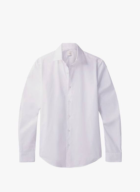 Classic fitted cotton shirt | White by CALVIN KLEIN Classic fitted cotton shirt White