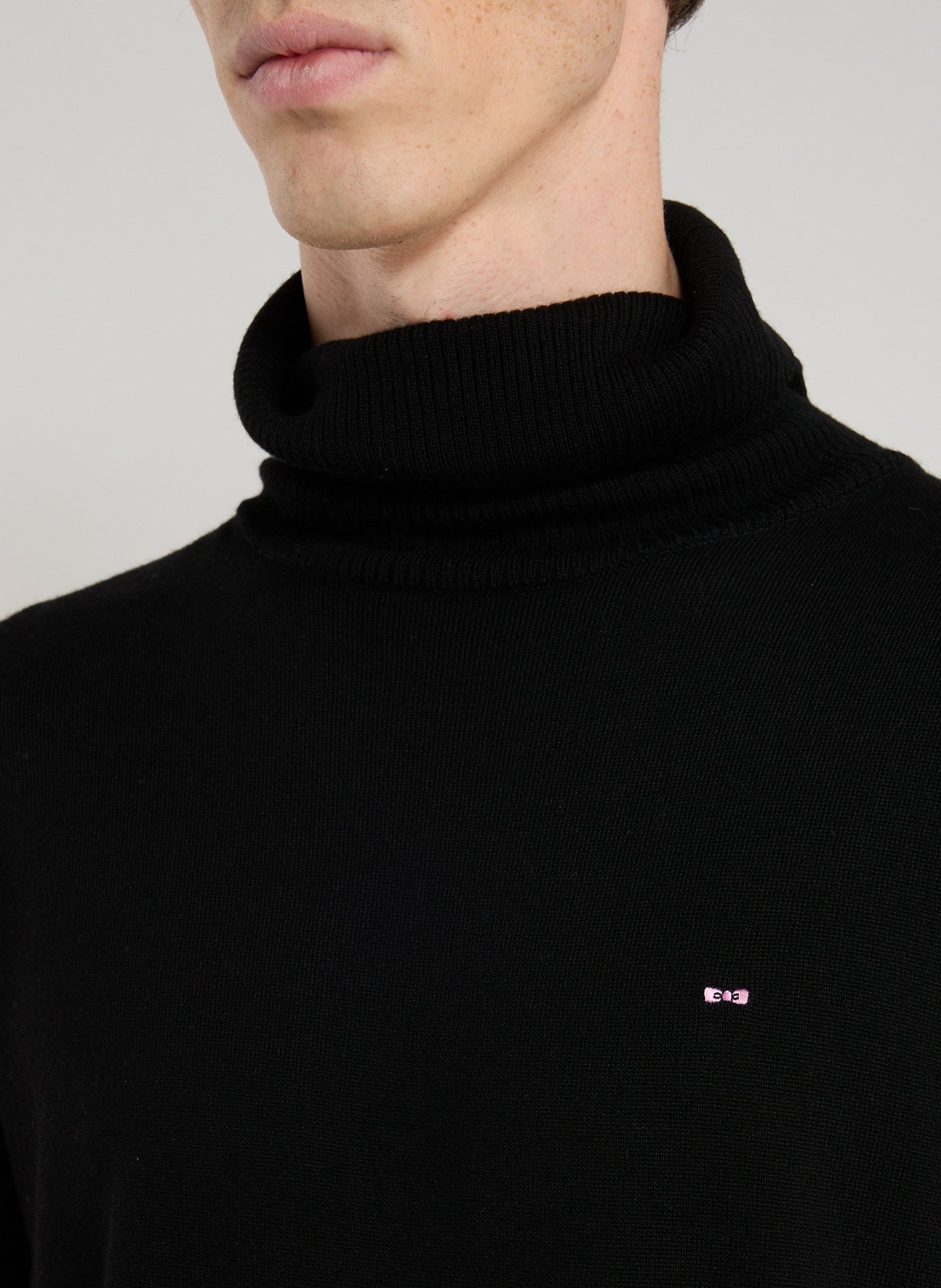 Roll-neck wool Jumper  EDEN PARK Black