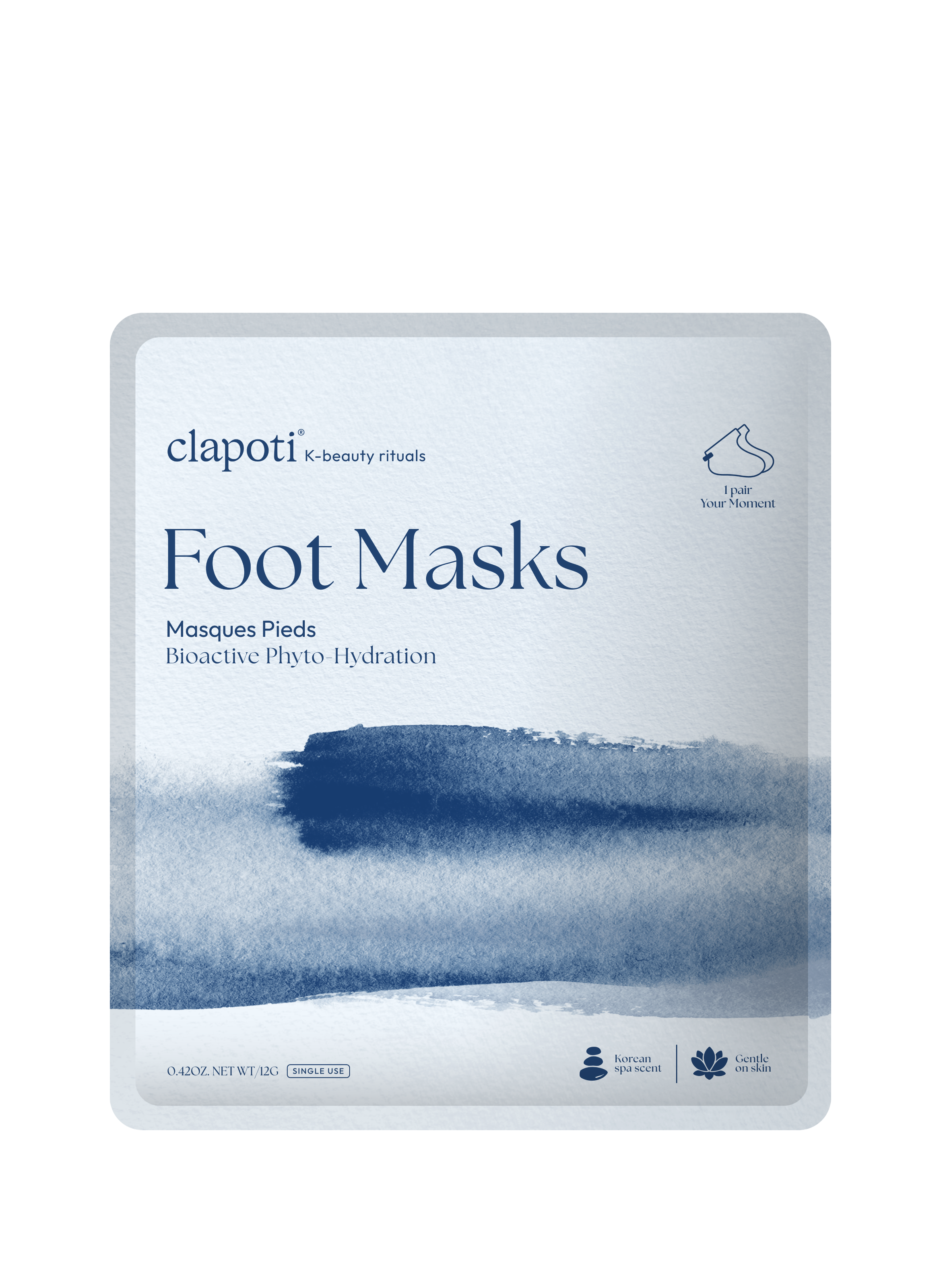 CLAPOTI Bioactive Phyto-Hydration Foot Masks No color