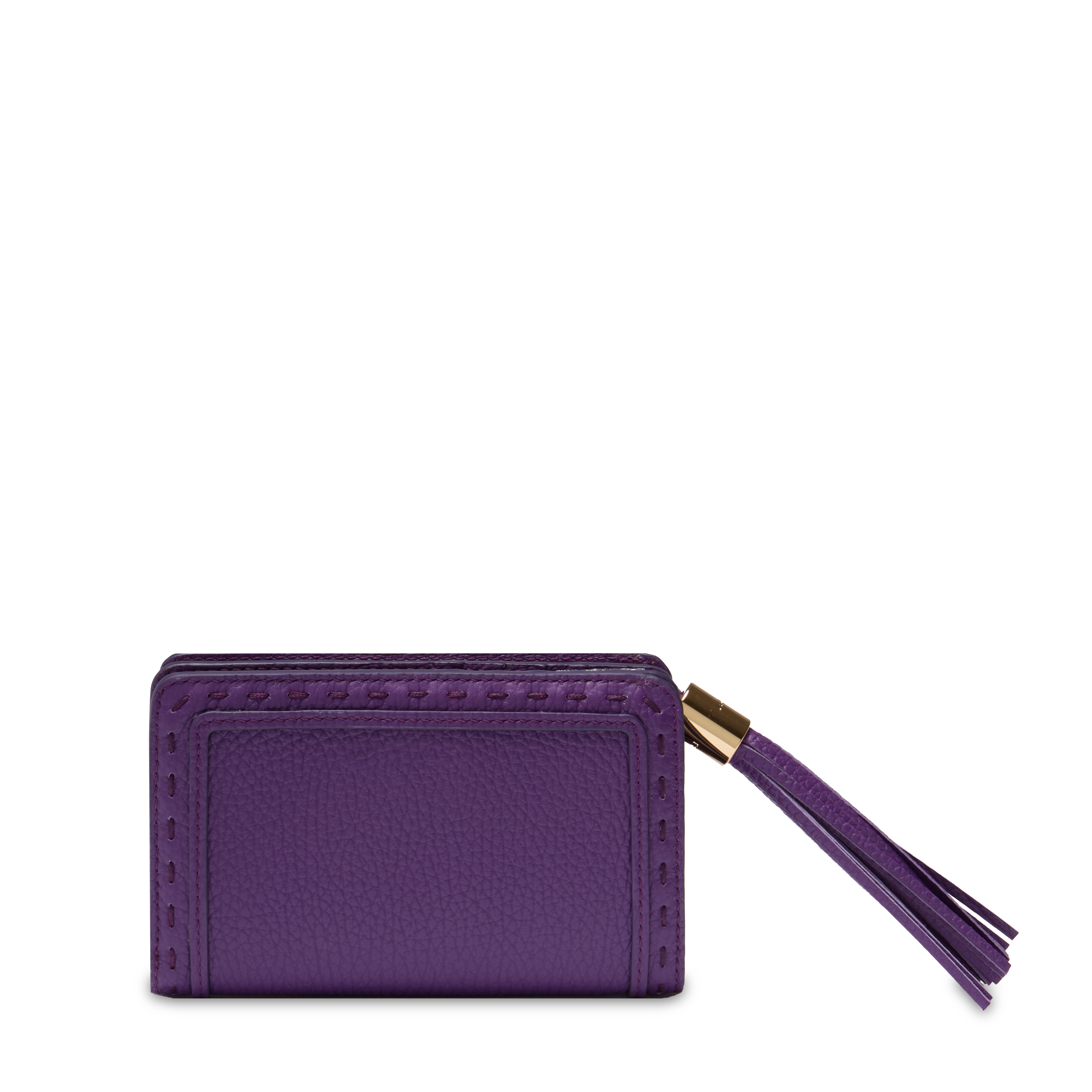 Portefeuille rectangulaire zippé premier flirt de lancel en cuir LANCEL Violet