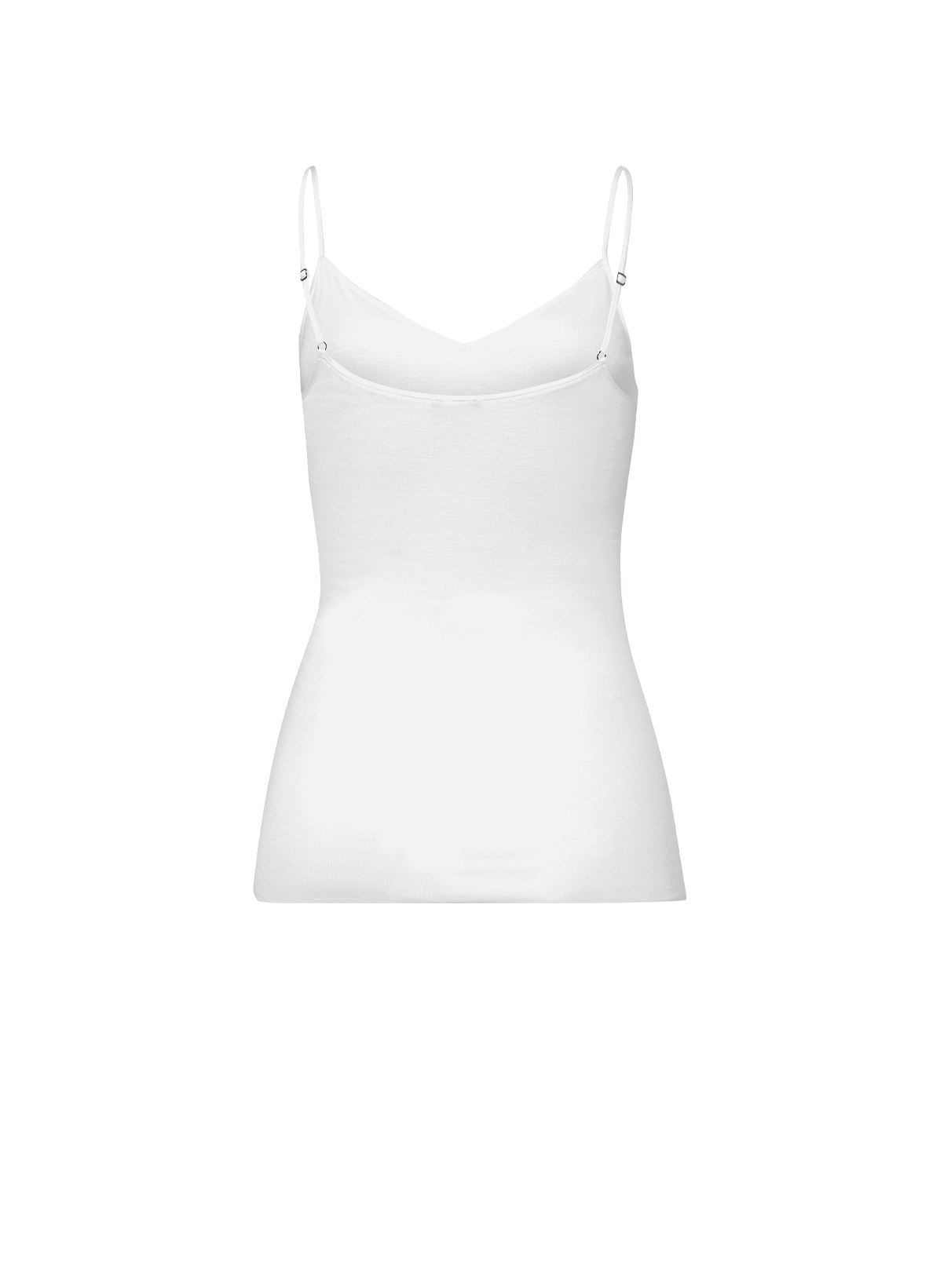 V-neck tank top HANRO White