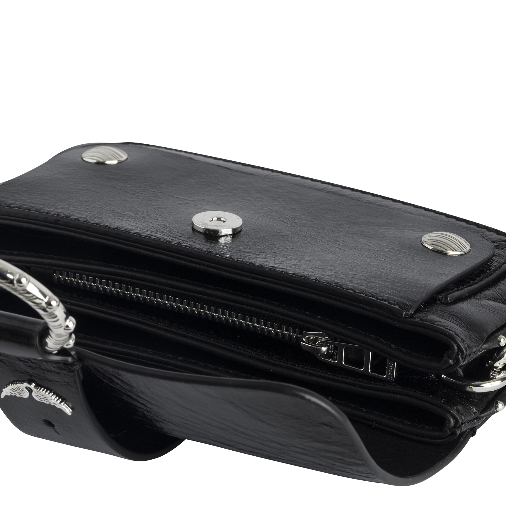 Sac pochette en cuir kate ZADIG&VOLTAIRE Noir