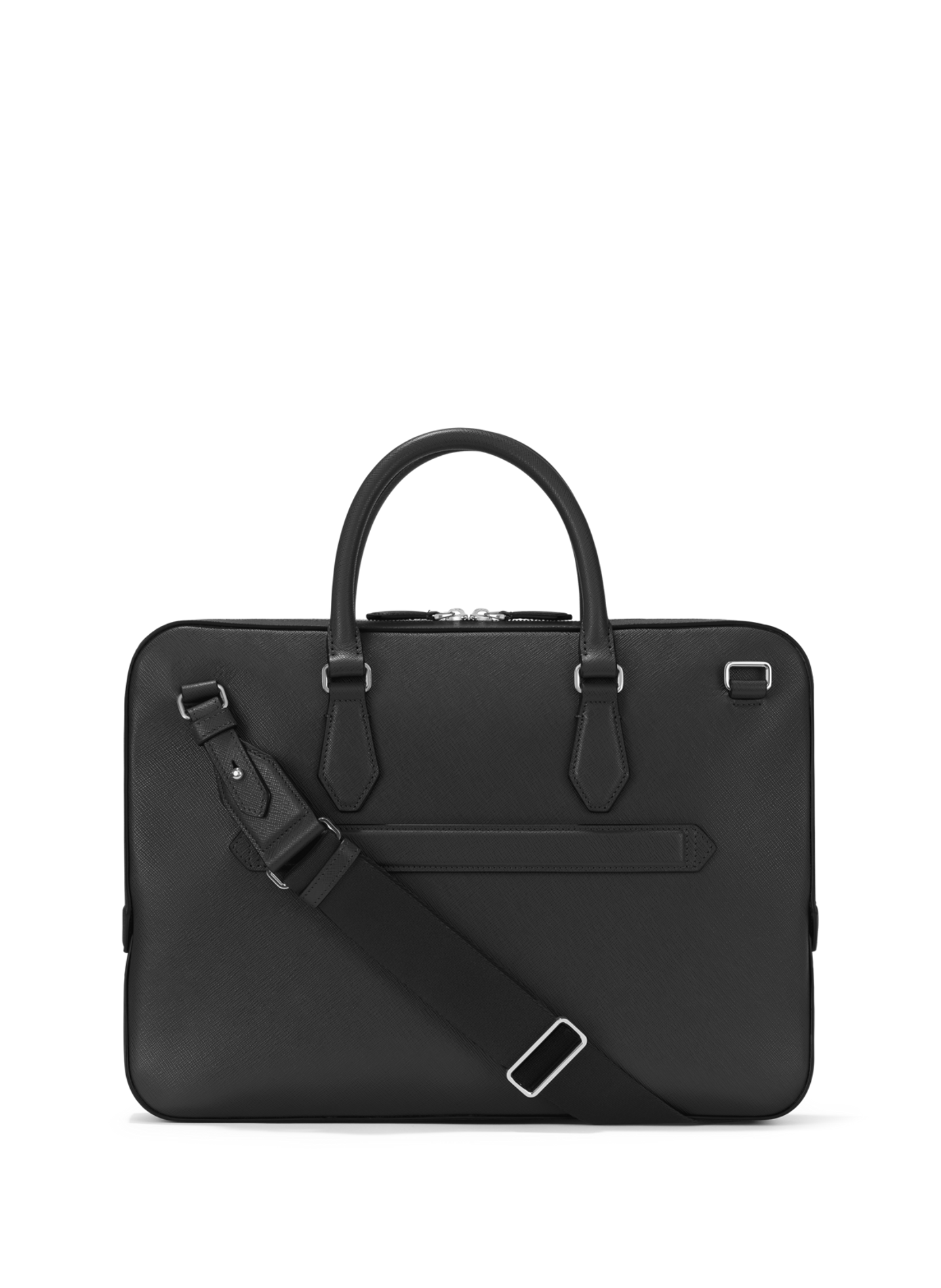 Leather briefcase MONTBLANC Black