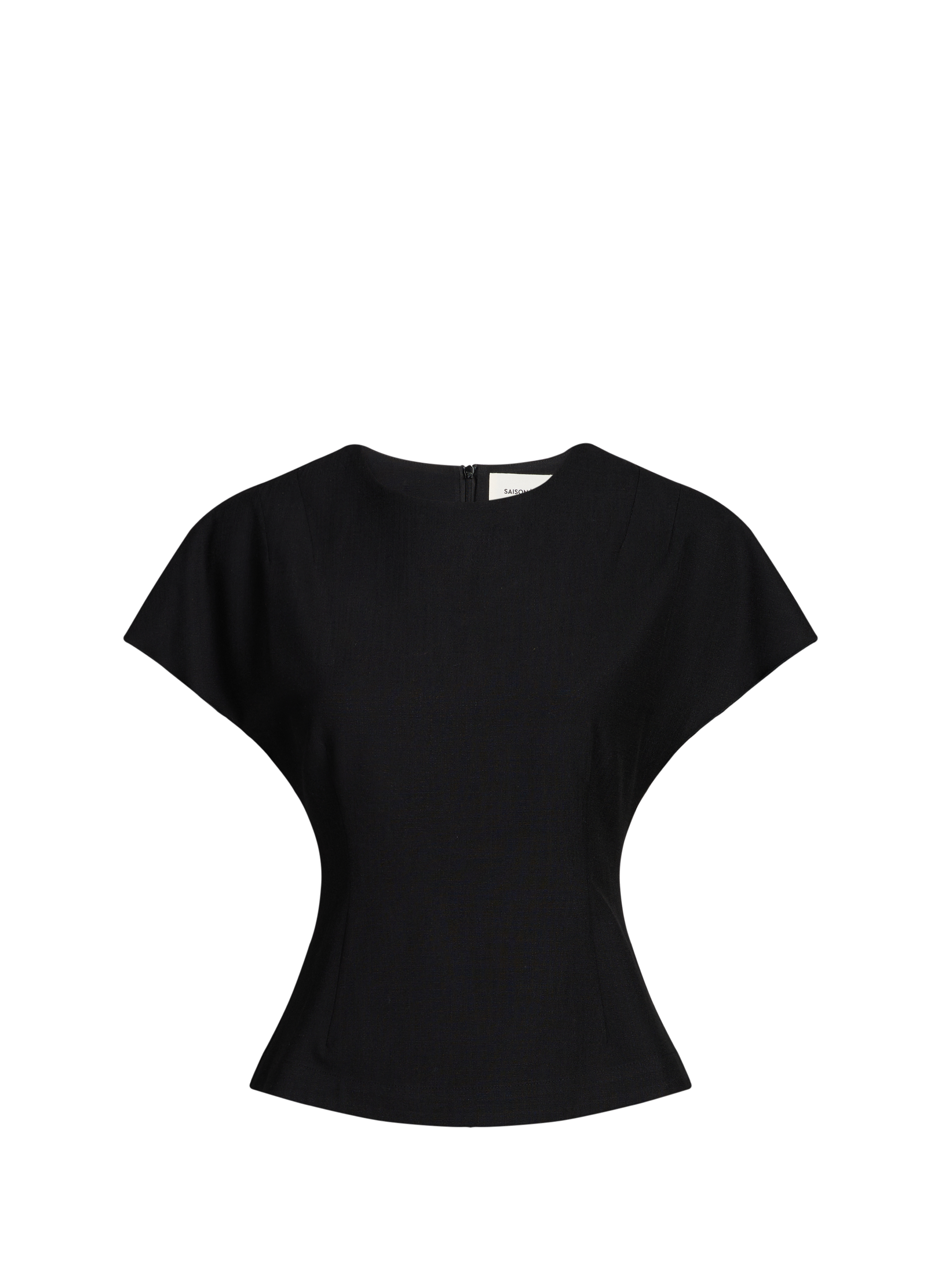 Top cintrée Ariela  SAISON 1865 Noir