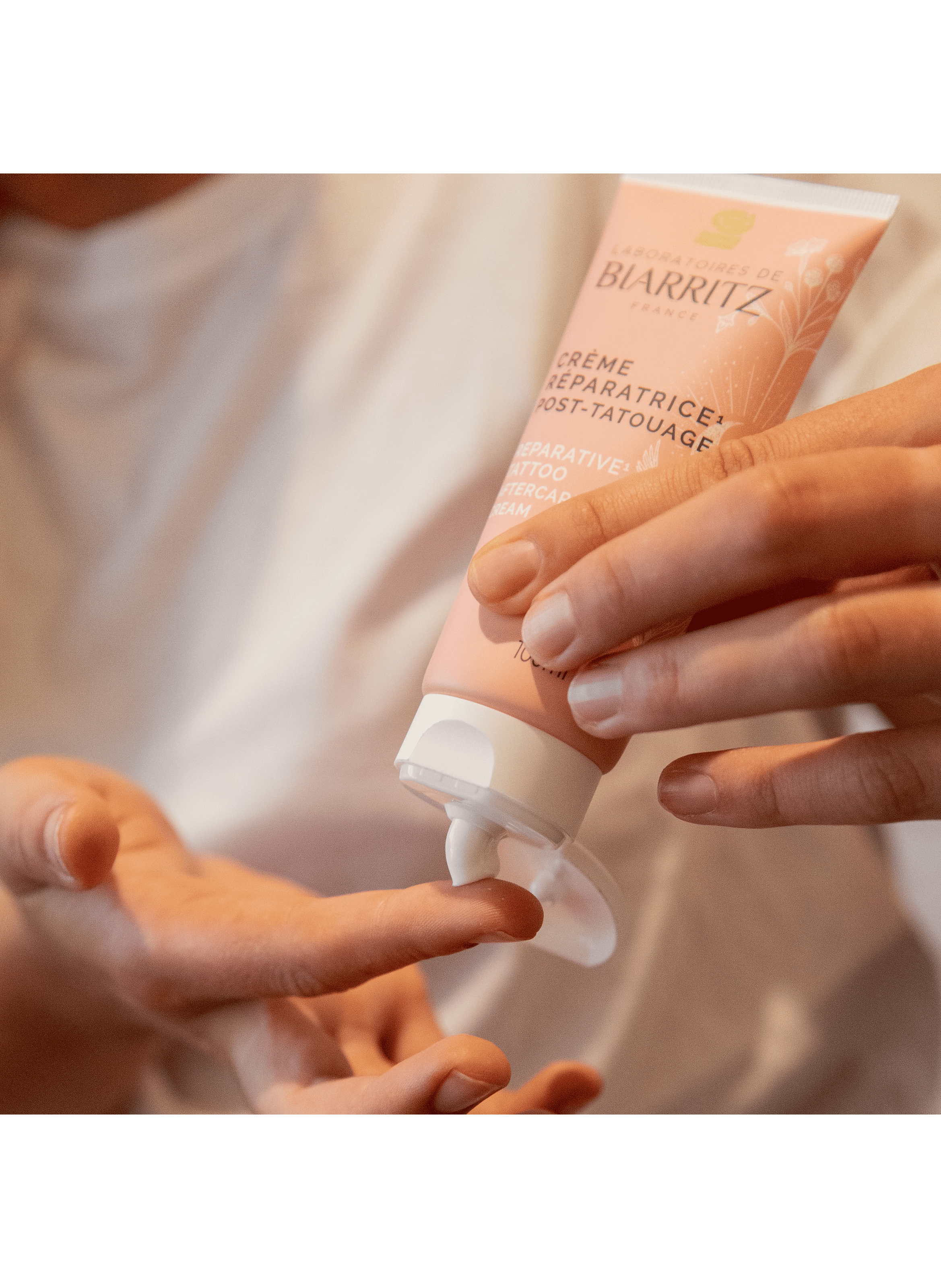 Alga Cicosa Reparative Tattoo Aftercare Cream LABORATOIRES DE BIARRITZ No color