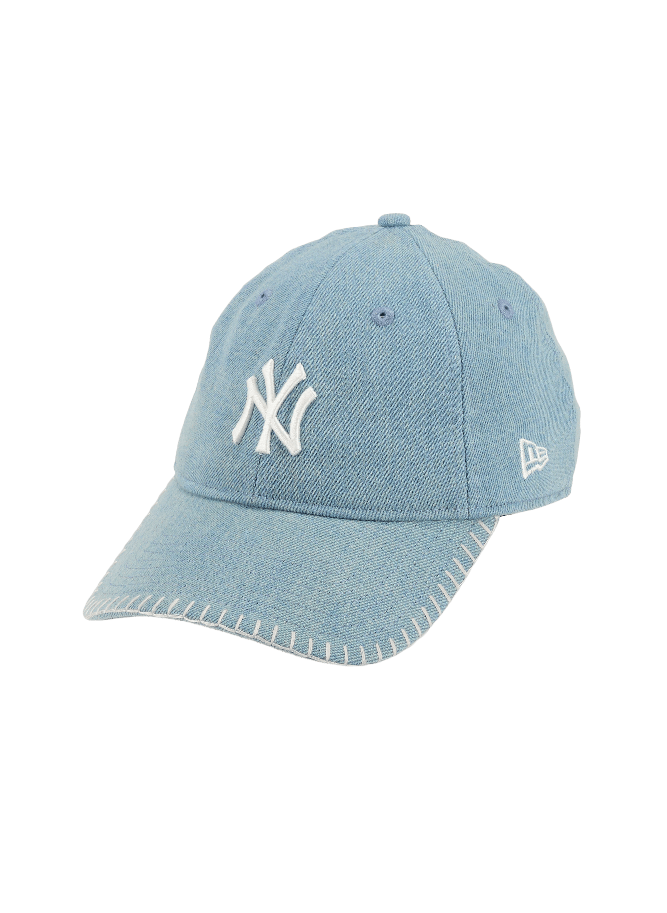 Denim cap with embroidered logo NEW ERA Blue