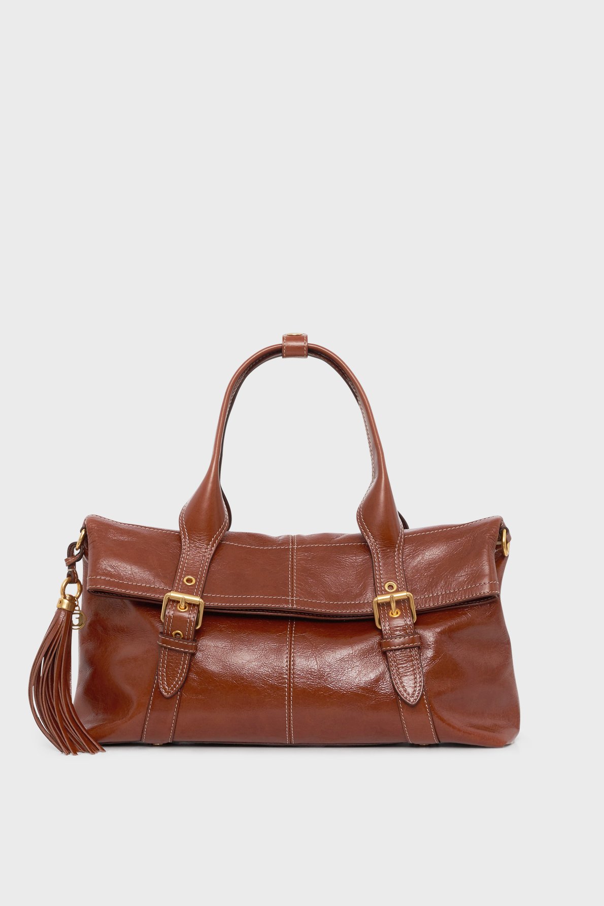 Sac en cuir effet froissé - monica GERARD DAREL Marron