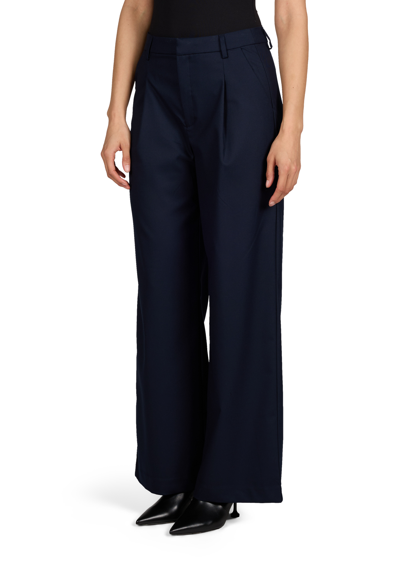 Pantalon large à jambes larges GESTUZ Bleu