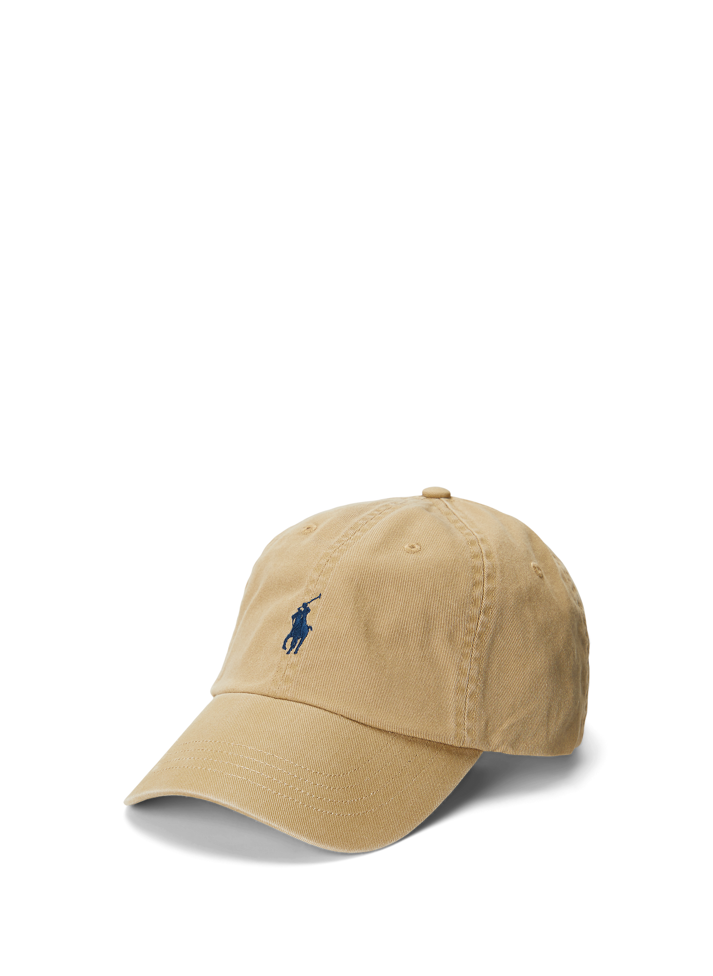 Casquette à logo brodé en coton POLO RALPH LAUREN Beige