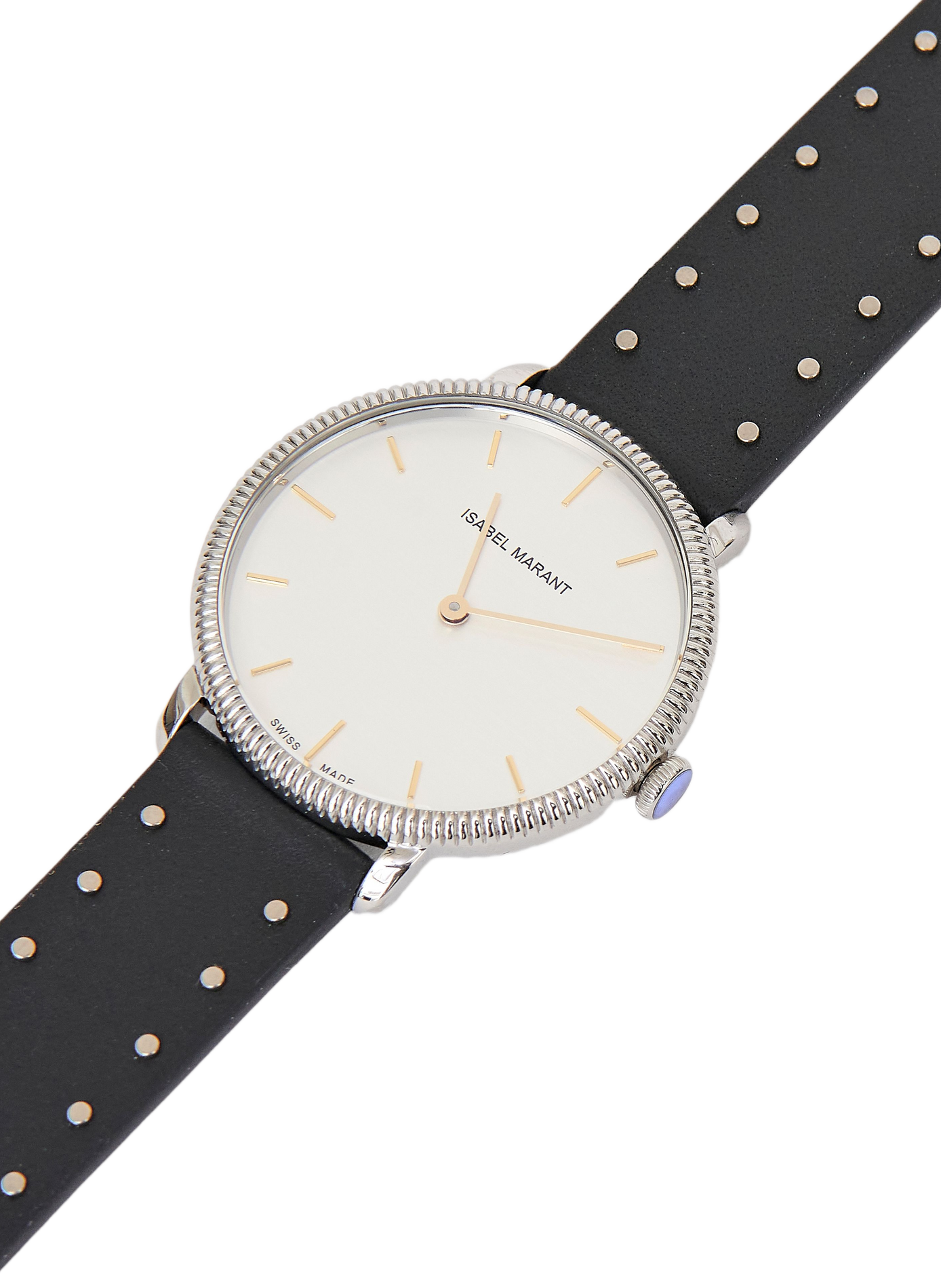 Analog leather watch ISABEL MARANT Silver