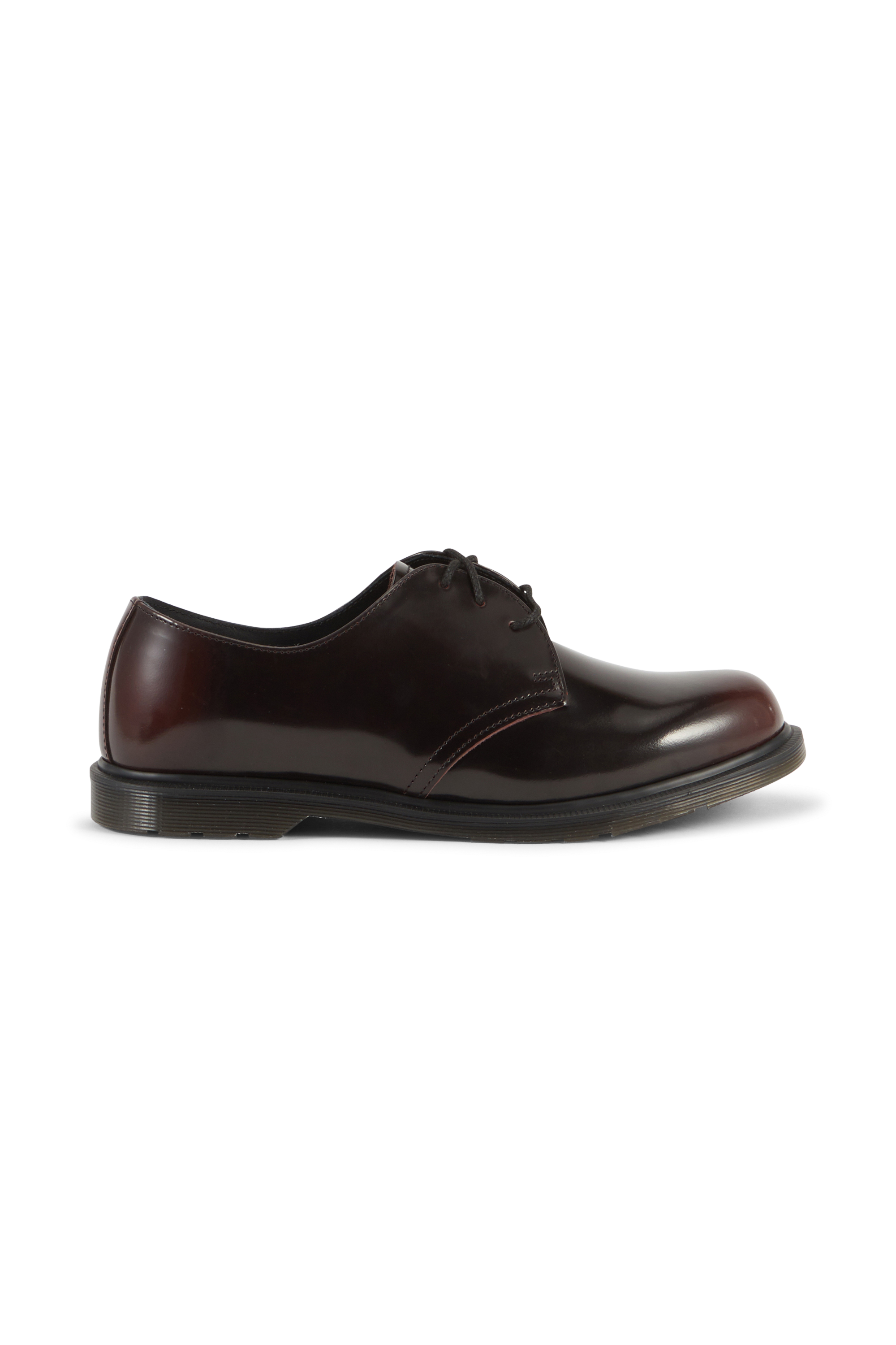 Mocassins en cuir mayfare DR. MARTENS Rouge