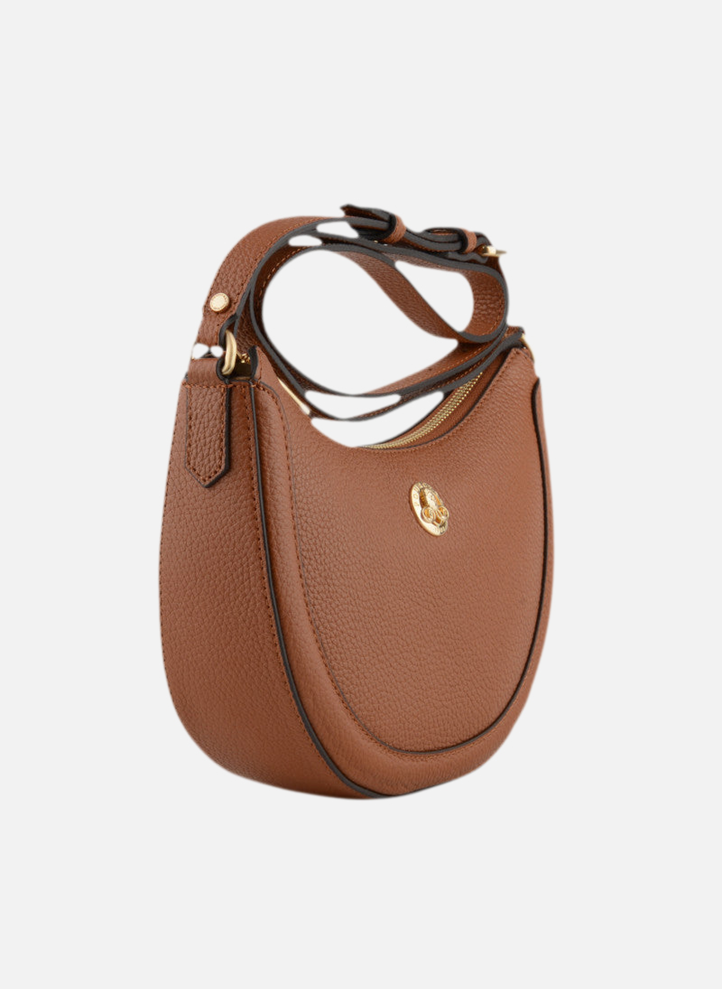 Image | sac porté épaule en cuir de vachette POURCHET Marron