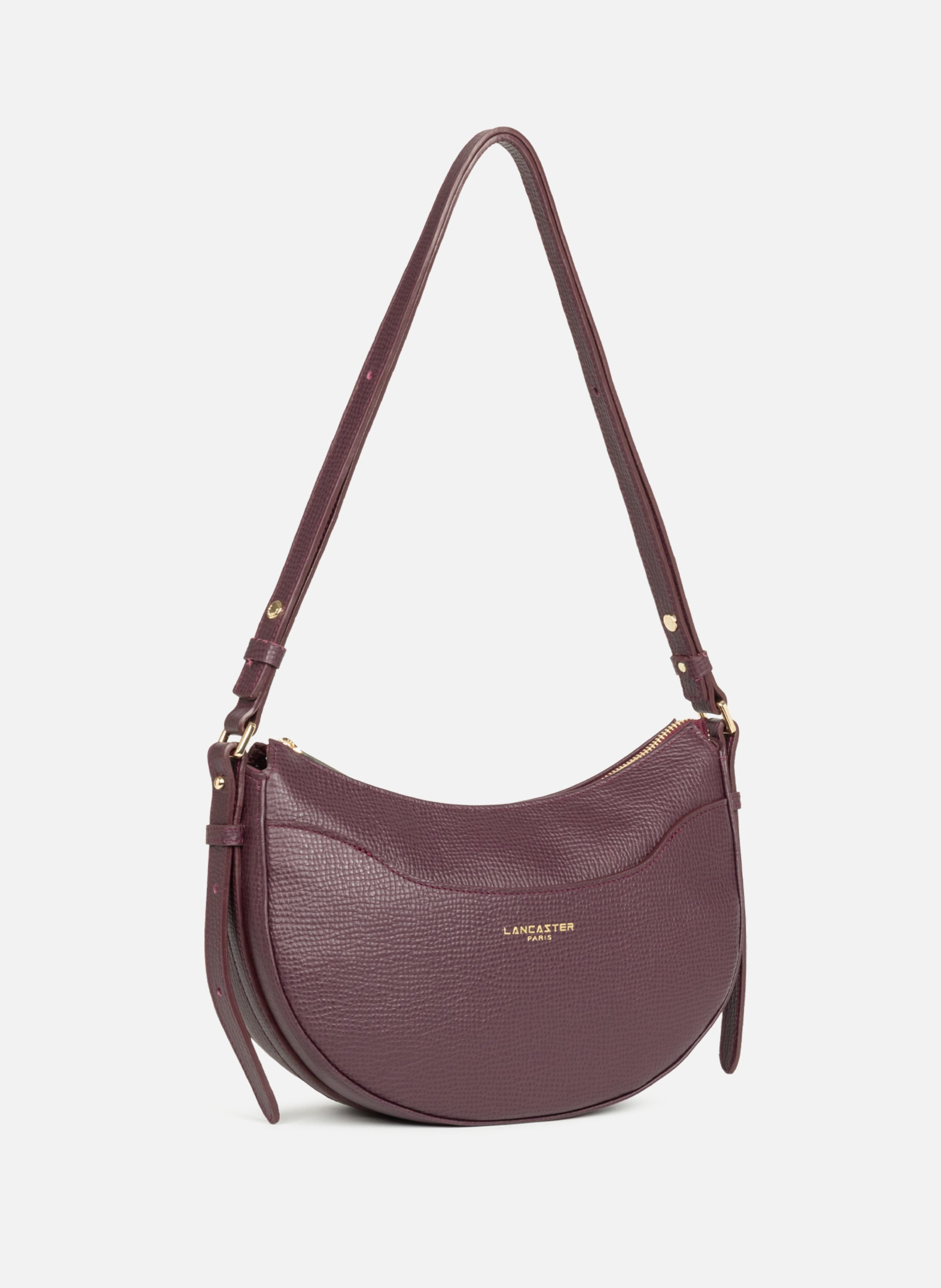 Sac demi lune - even LANCASTER Rouge