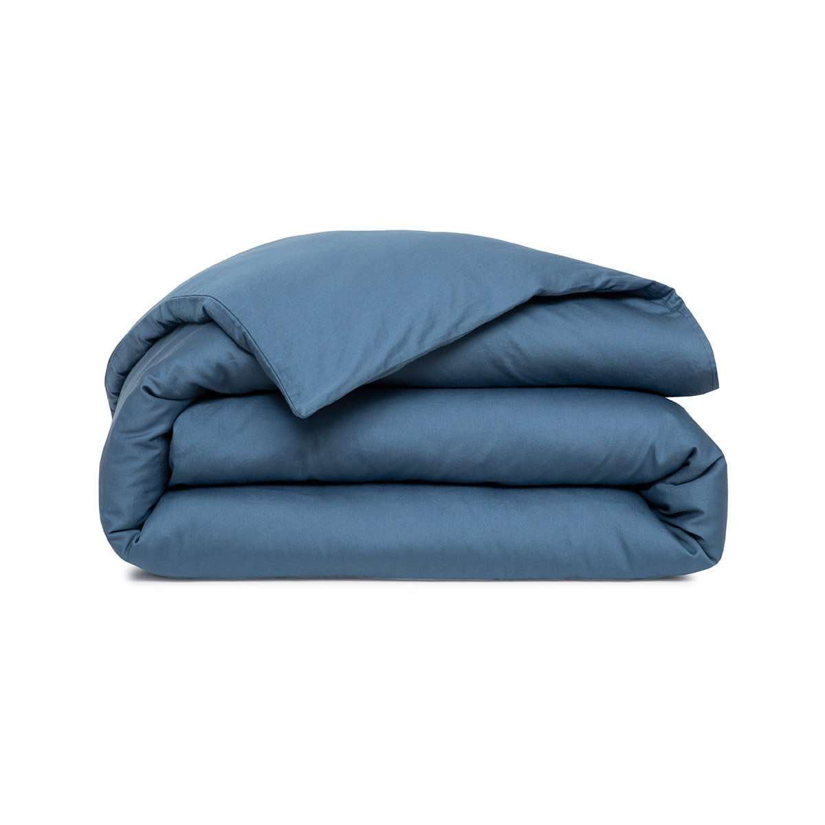 Housse de couette en satin de coton lavé, palerme DESFORGES Gris
