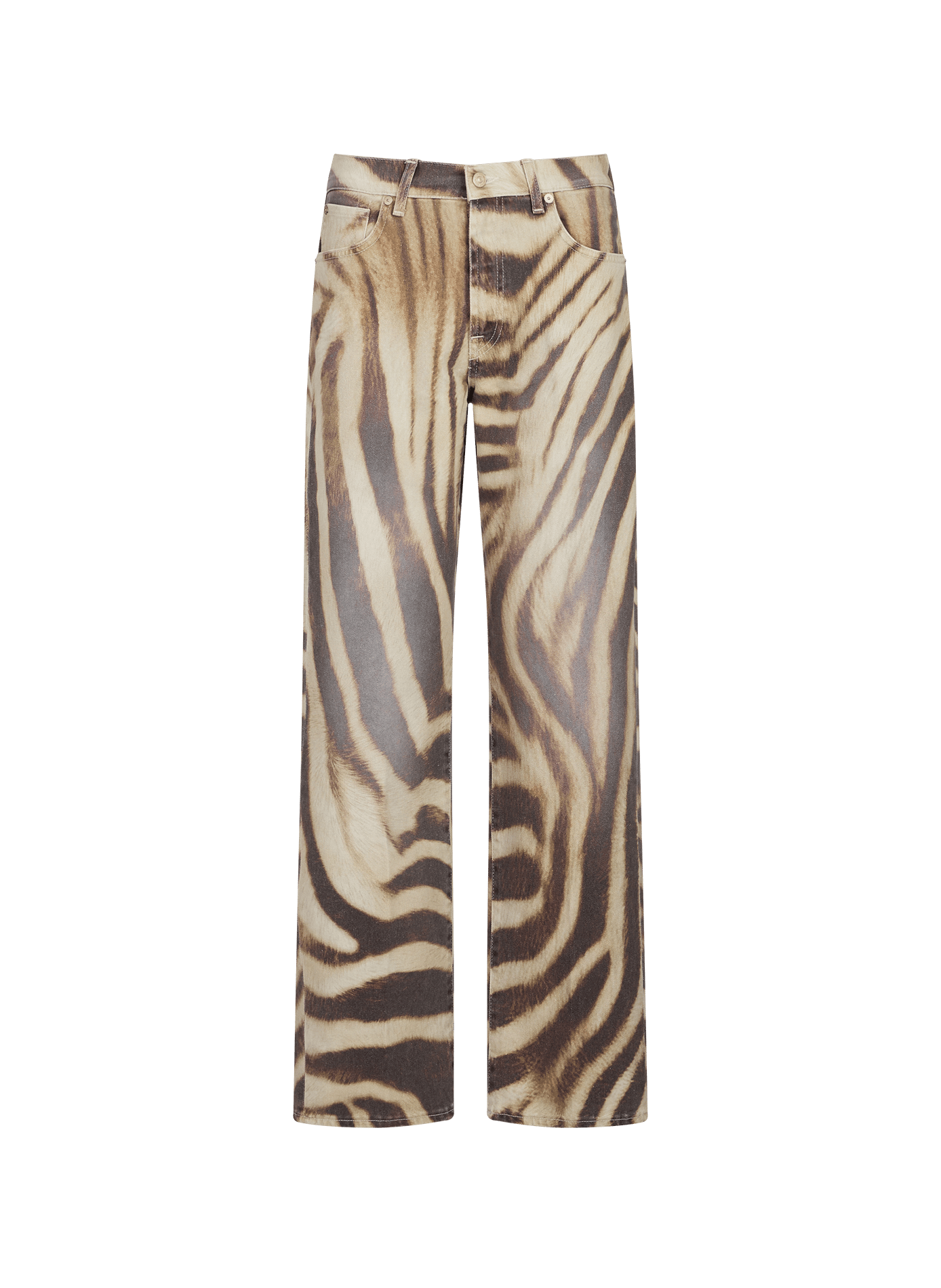 Wide leg printed jeans 7 FOR ALL MANKIND Multicolour