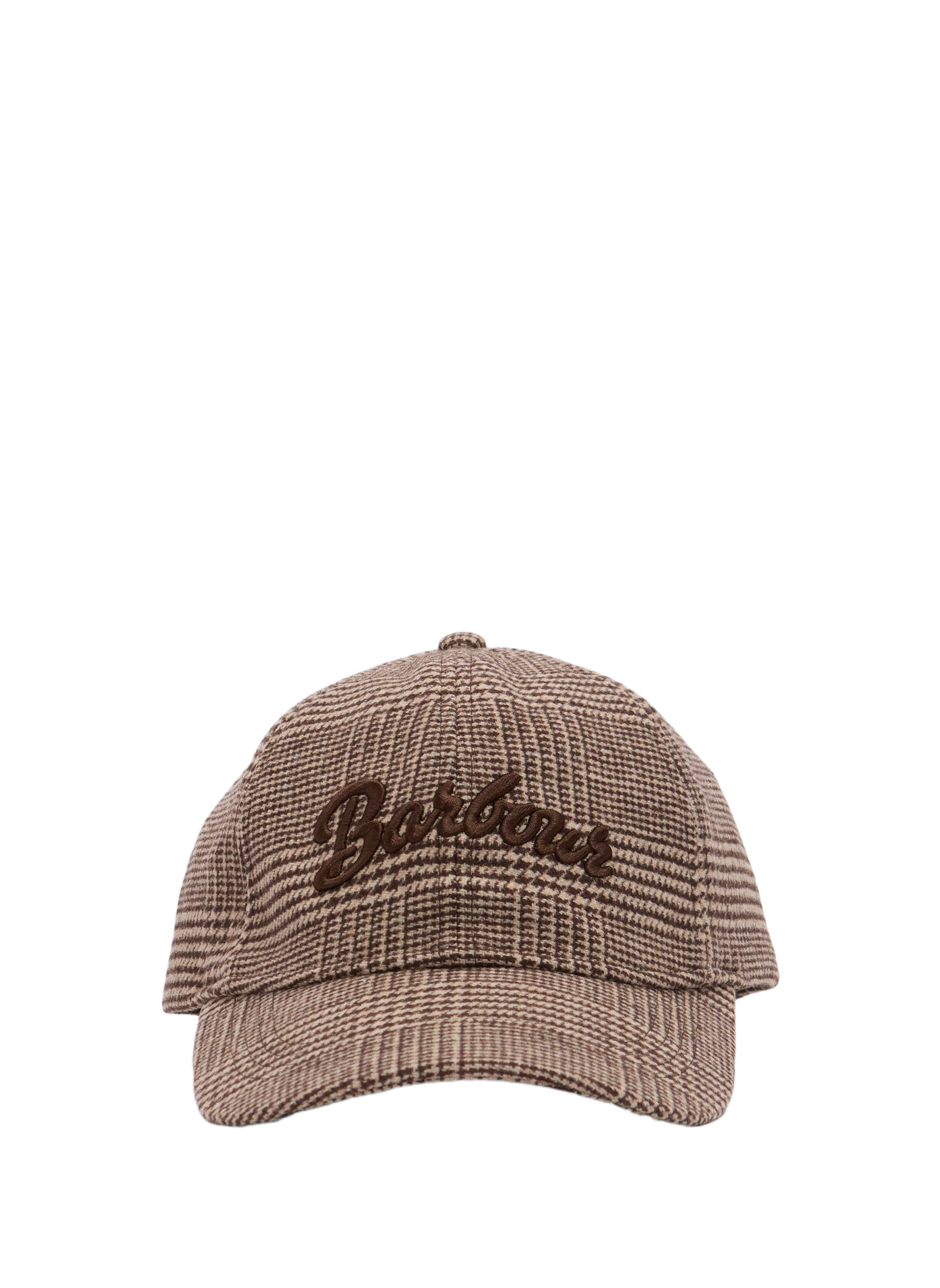 Embroidered wool blend cap BARBOUR Brown