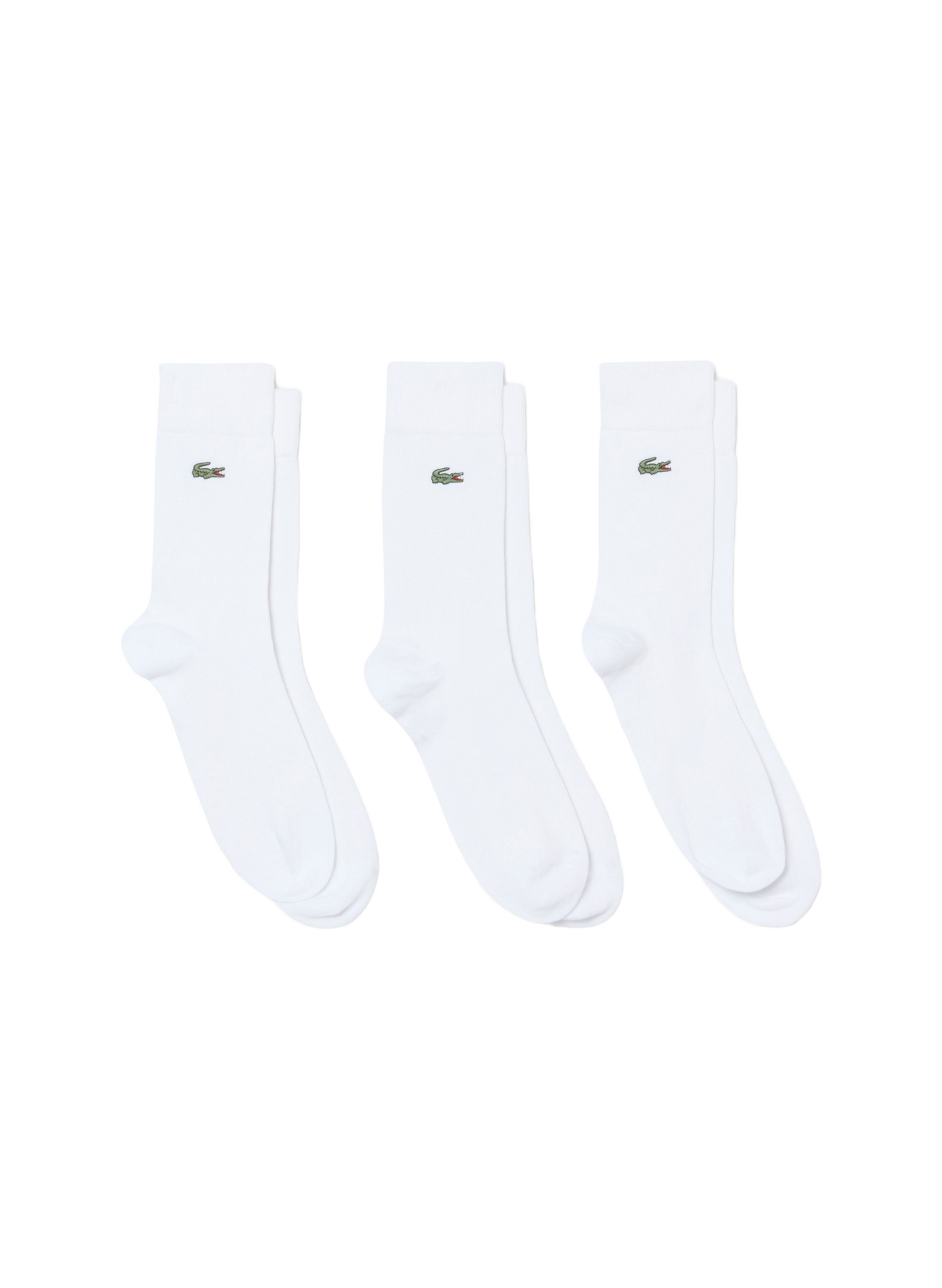 Set aus 3 Paar Baumwollmischsocken  White