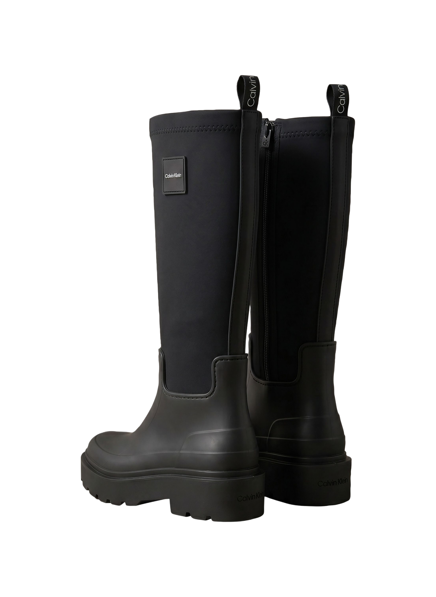 Weiche Reißverschluss-Gummistiefel CALVIN KLEIN Schwarz