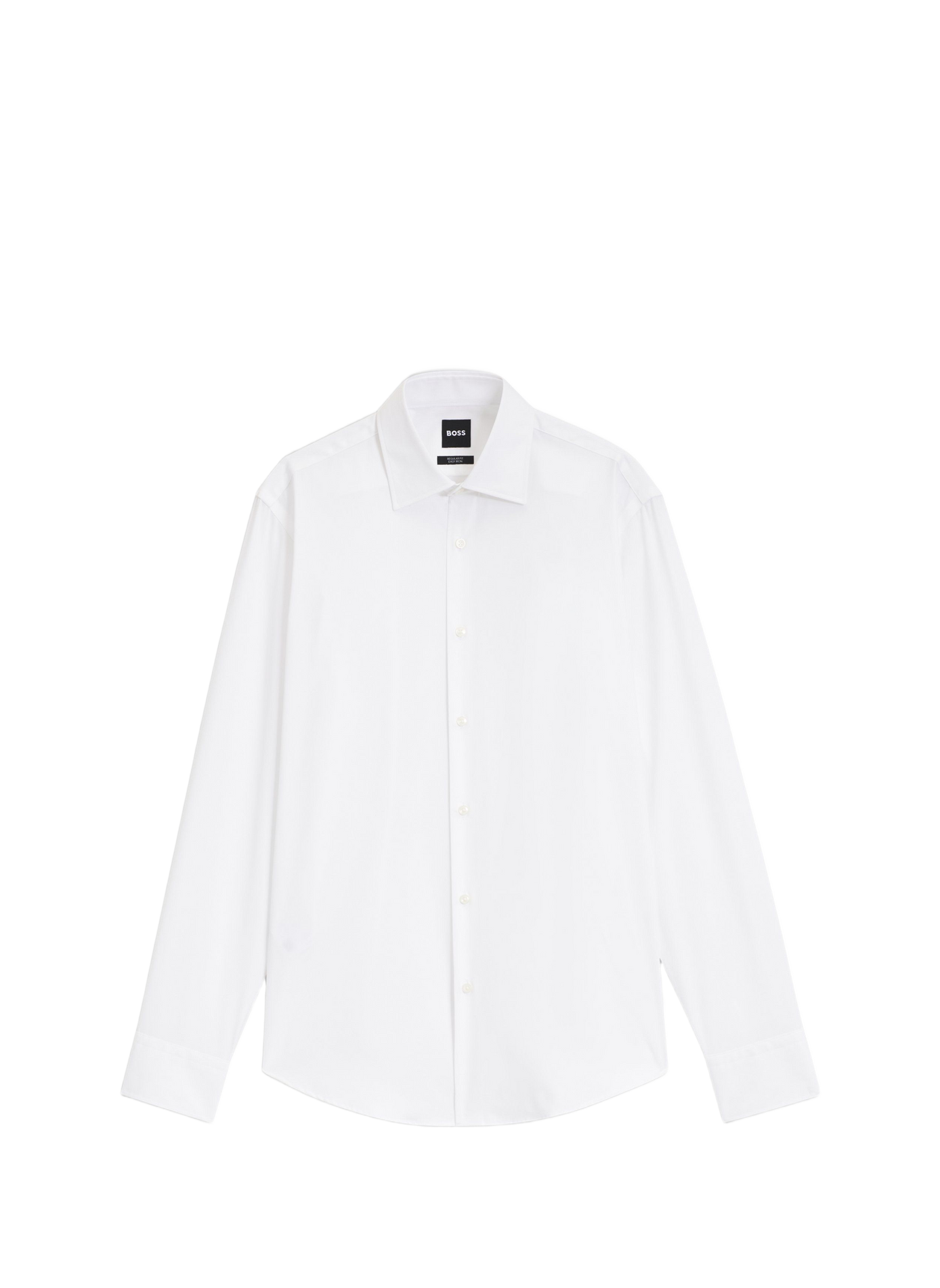 Straight cotton shirt  White