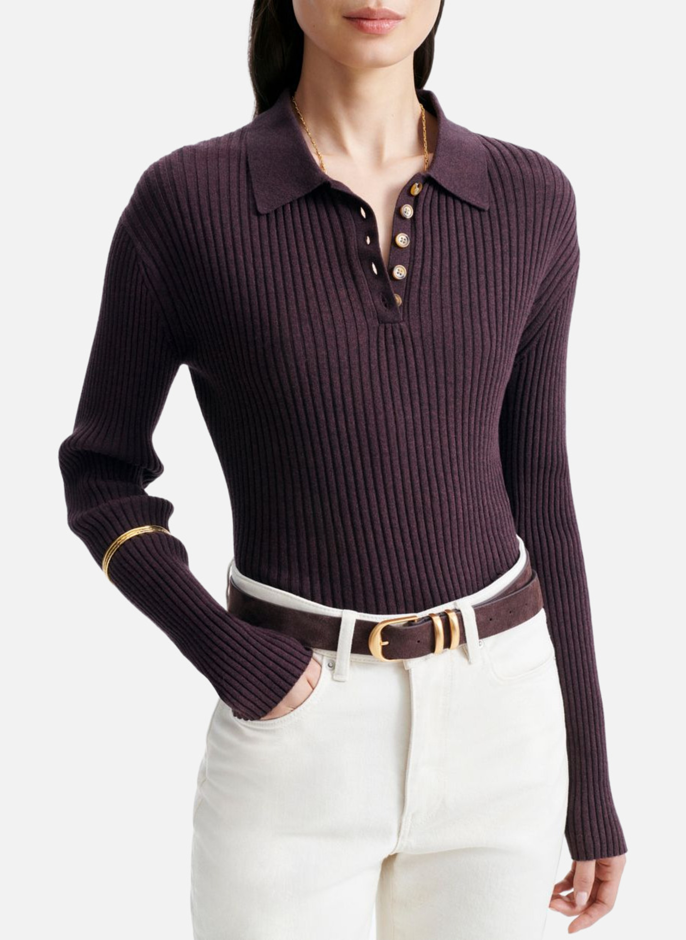 Polo hoche VANESSA BRUNO Marron