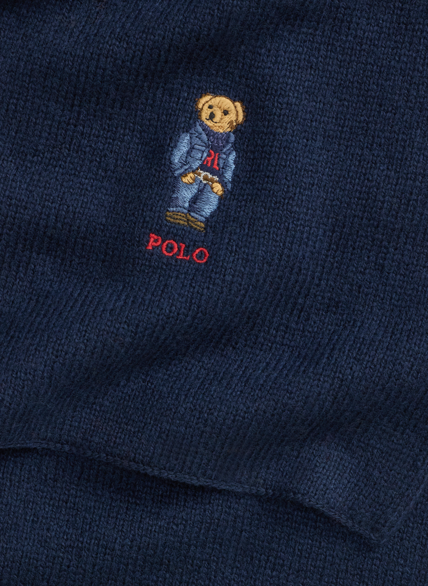 Coffret bonnet et écharpe en laine mélangée POLO RALPH LAUREN Bleu