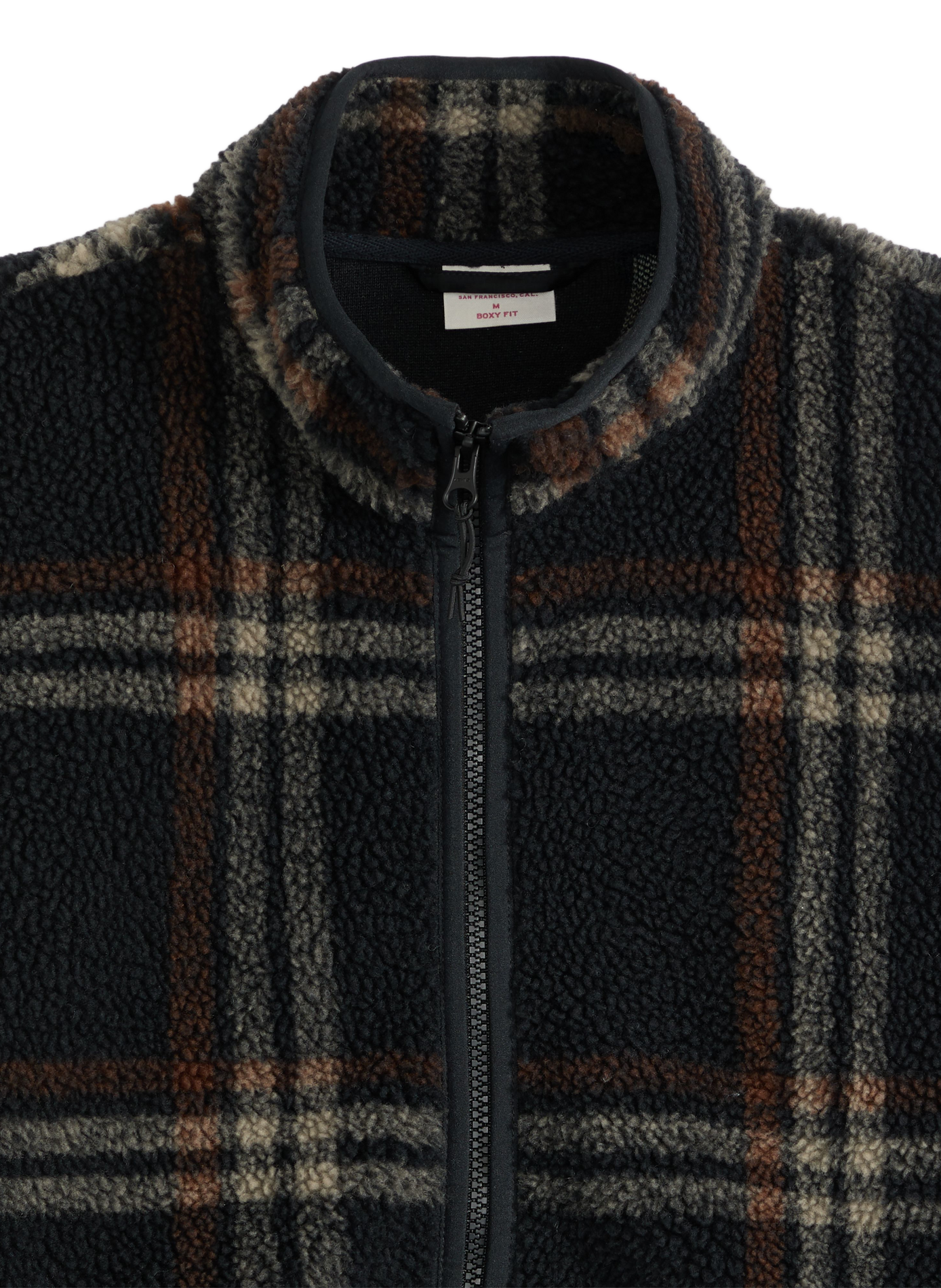 Flauschige Jacke mit Stehkragen LEVI'S Schwarz