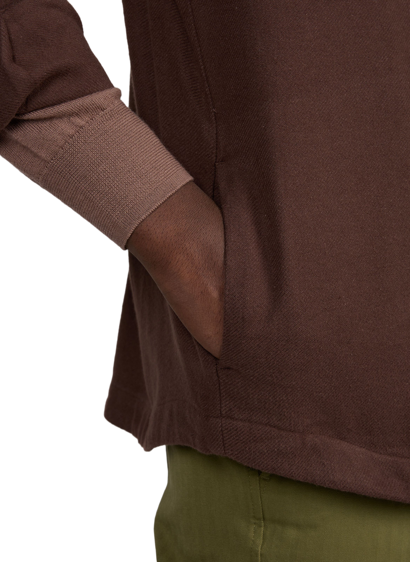 Chemise droite rayée en coton  DOCKERS Marron